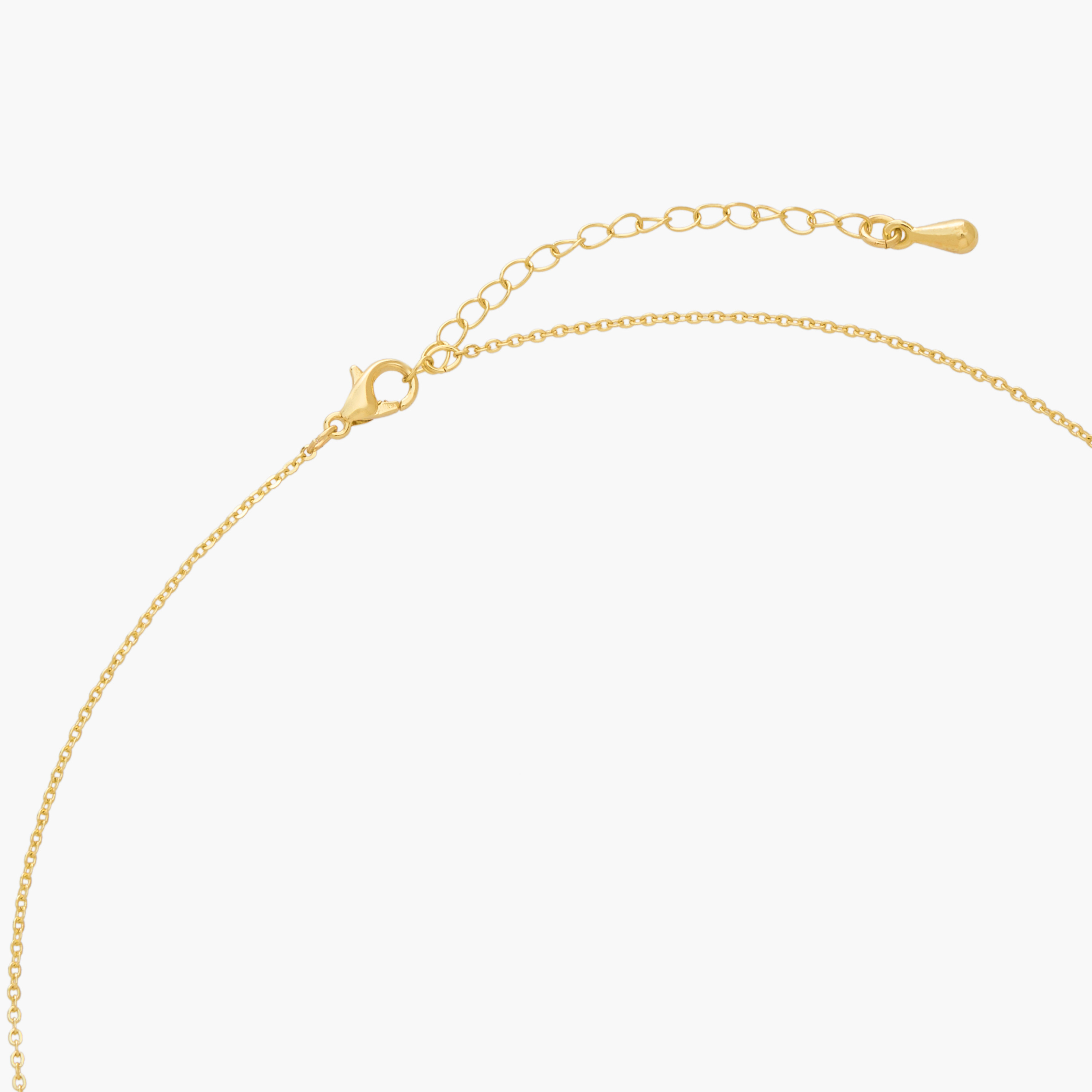 عقد ذهبي اللون بدلاية بمكعبات زيركون-women-watchesandjewellery-jewellery-necklacesandpendants-image-3