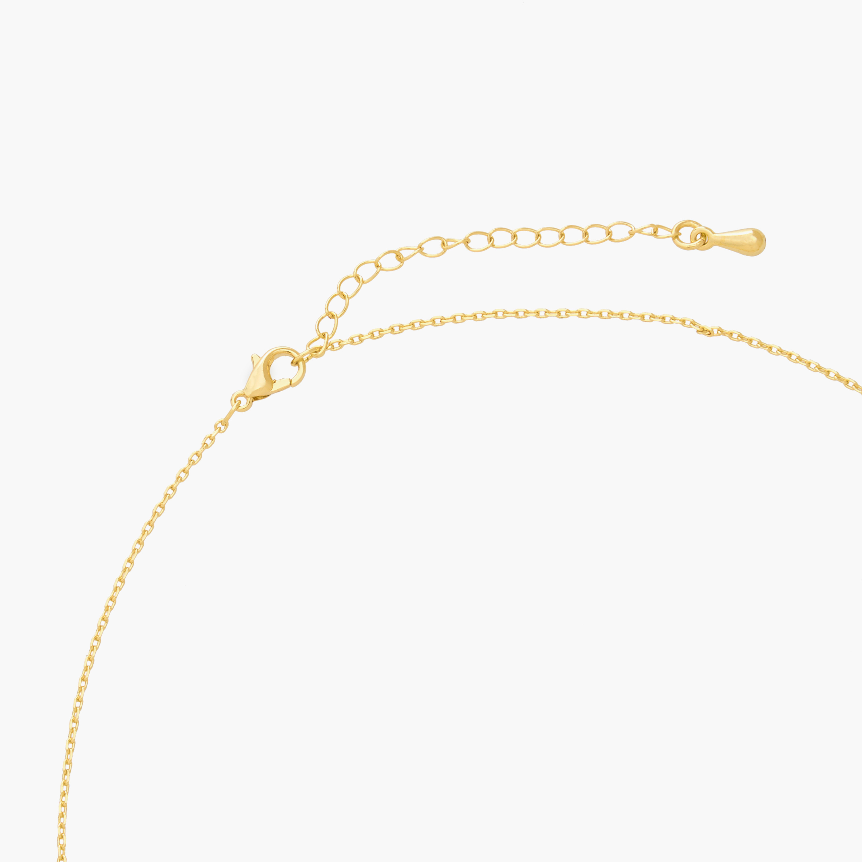 عقد بلون ذهبي بدلاية مزينة بمكعبات زيركون-women-watchesandjewellery-jewellery-necklacesandpendants-image-3