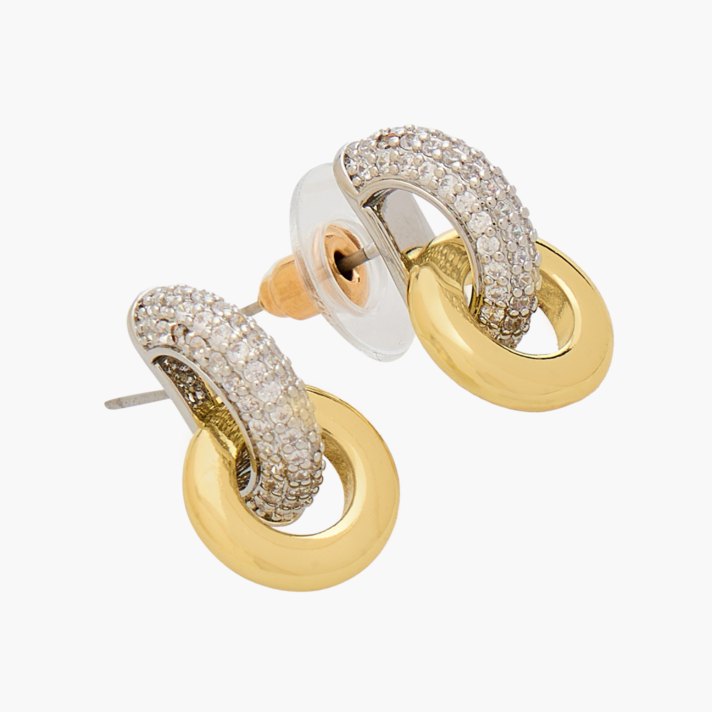 Set of 2 - Cubic Zirconia Embellished Necklace and Earrings-girls-accessories-jewellery-image-4