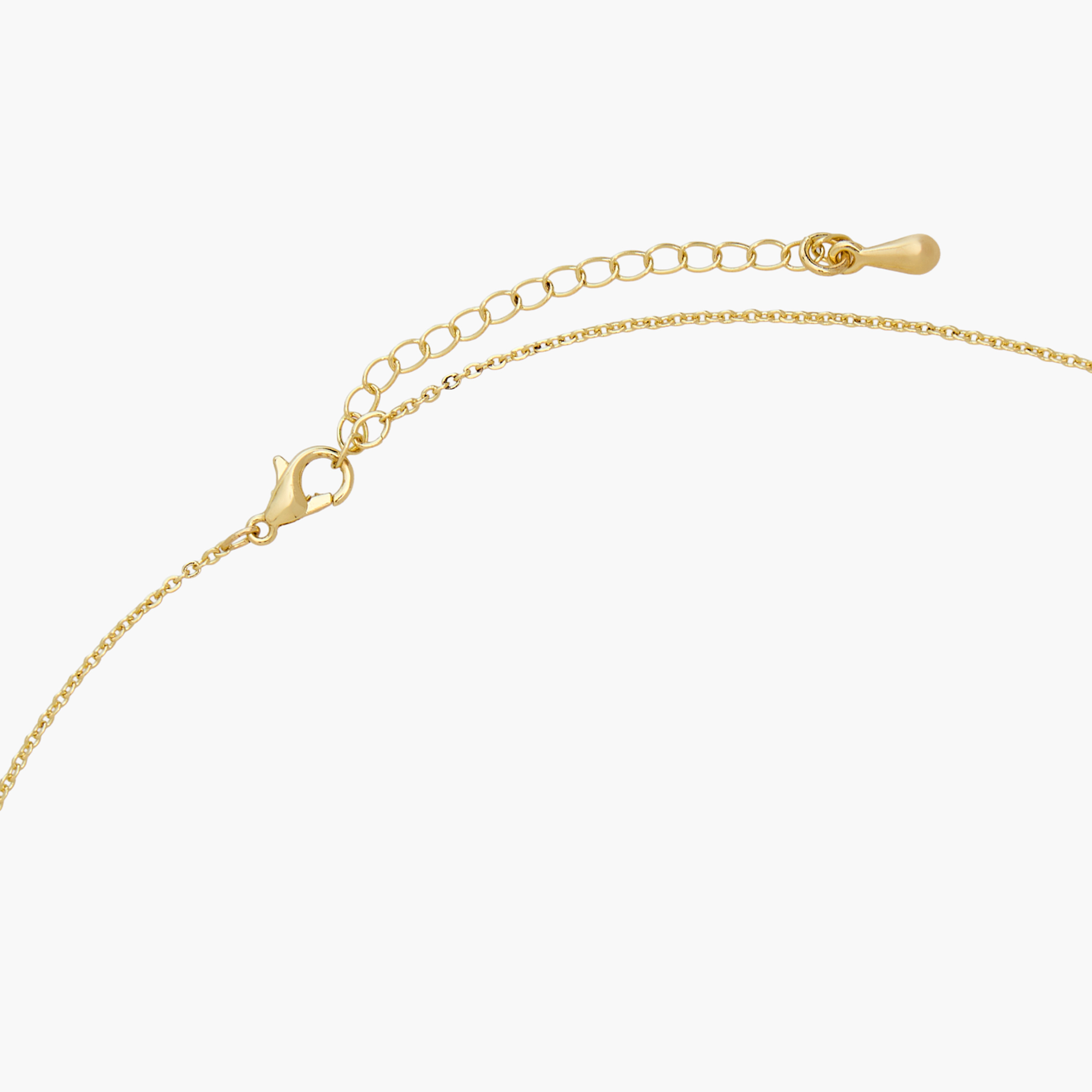 Gold Tone Pendant Necklace with Cubic Zirconia Embellishment-women-watchesandjewellery-jewellery-necklacesandpendants-image-3