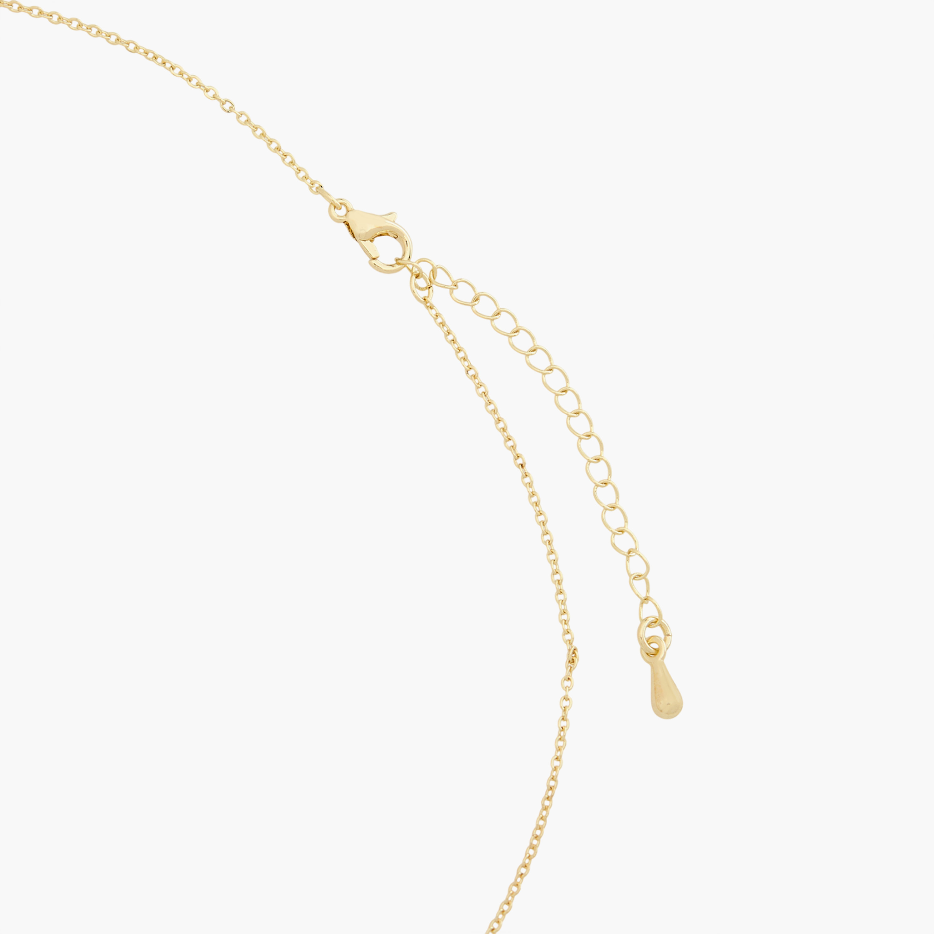 طقم عقد وحلقان بلون ذهبي مزين - قطعتين-girls-accessories-jewellery-image-6