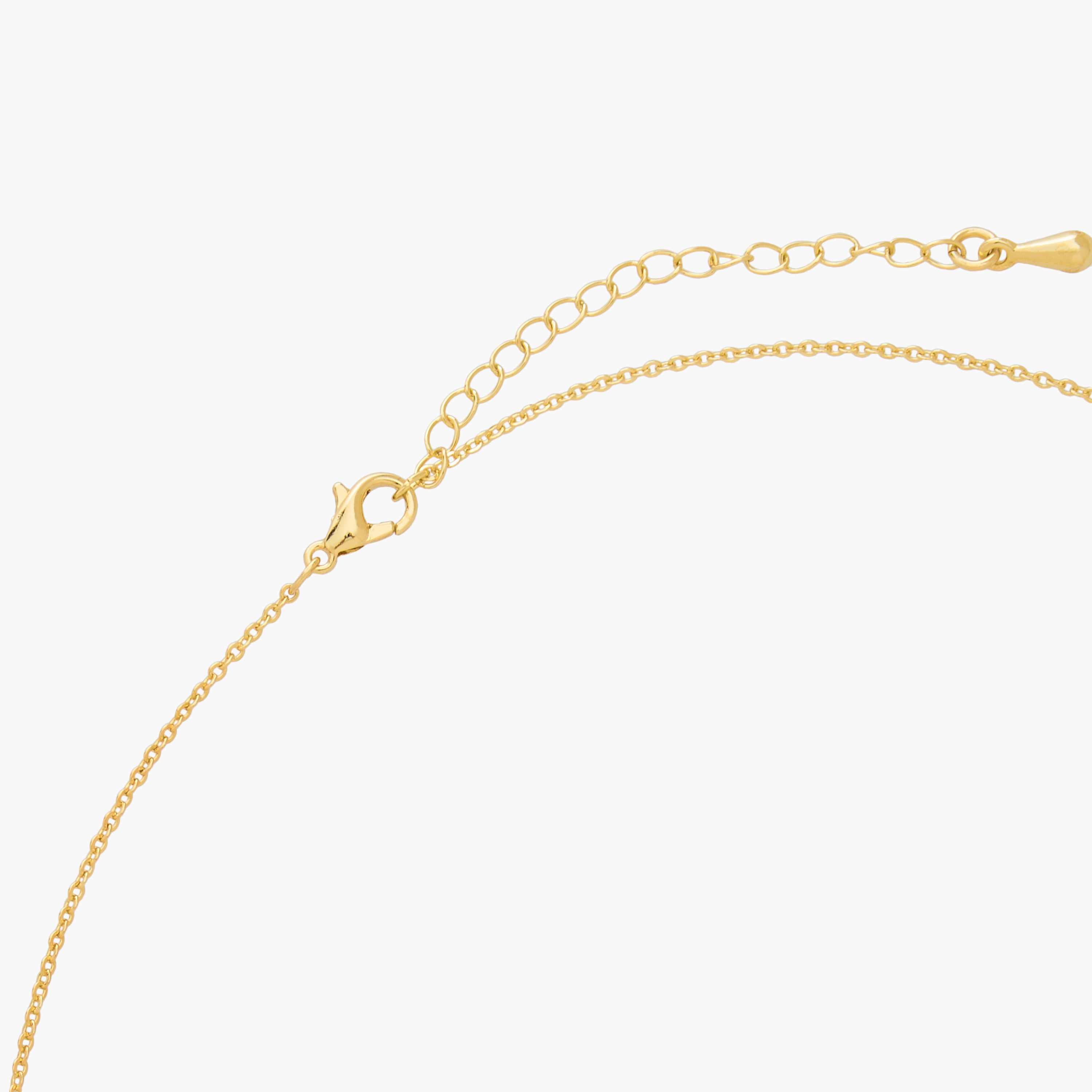 Gold Tone Pendant Necklace with Cubic Zirconia Embellishment-women-watchesandjewellery-jewellery-necklacesandpendants-image-3