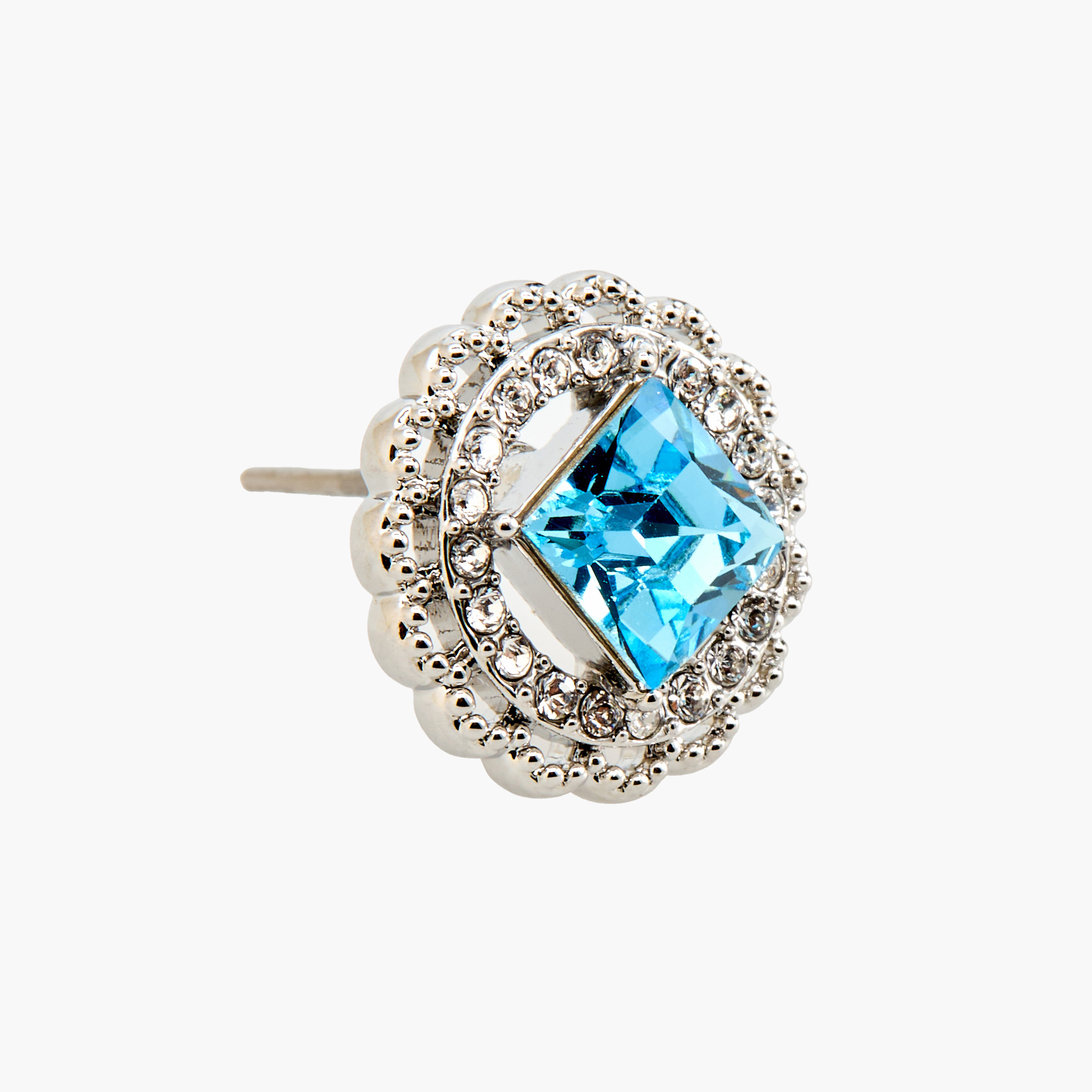 Swarovski Crystal Stud Earrings with Pushback Closure-women-watchesandjewellery-jewellery-earrings-image-2