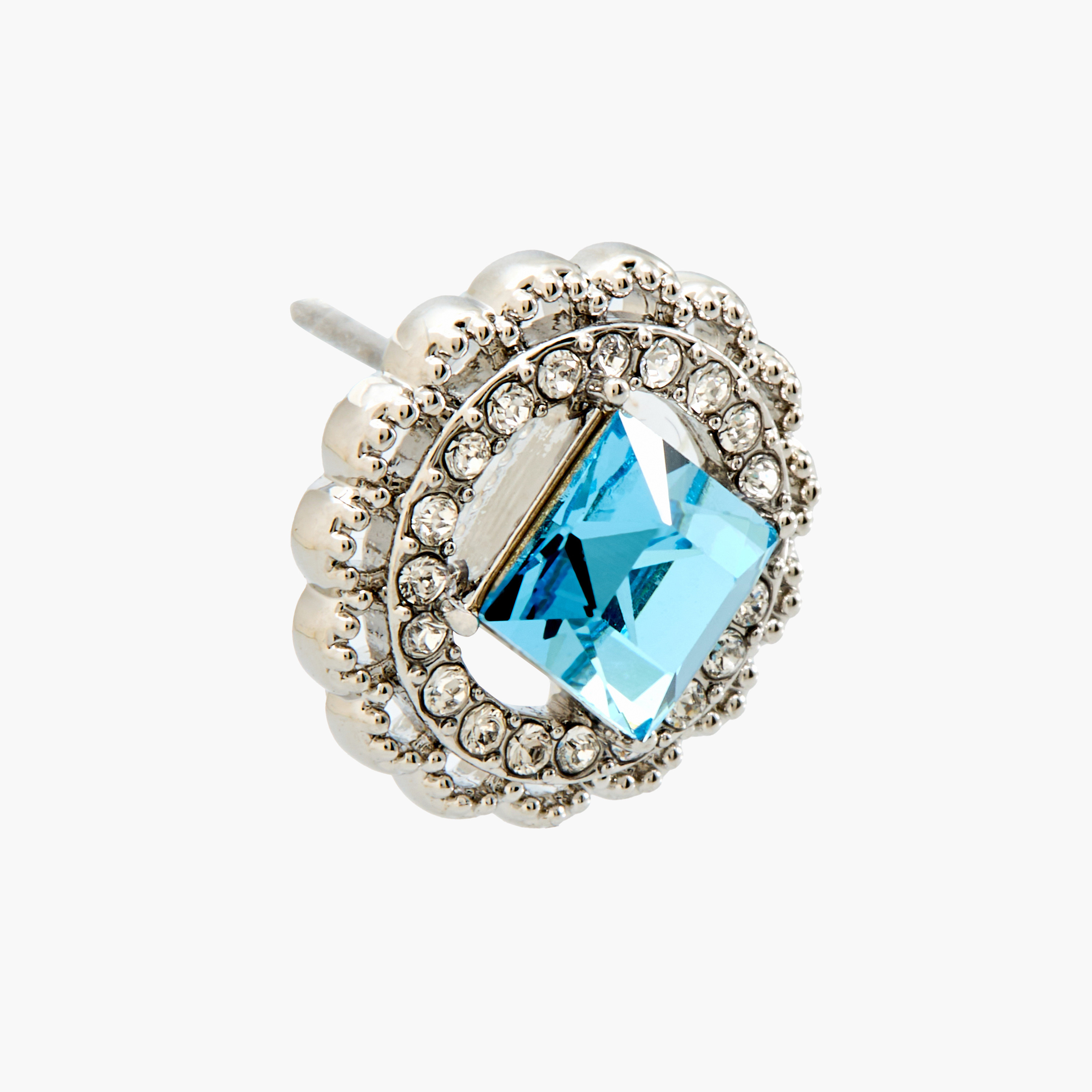 Swarovski Crystal Stud Earrings with Pushback Closure-women-watchesandjewellery-jewellery-earrings-image-4