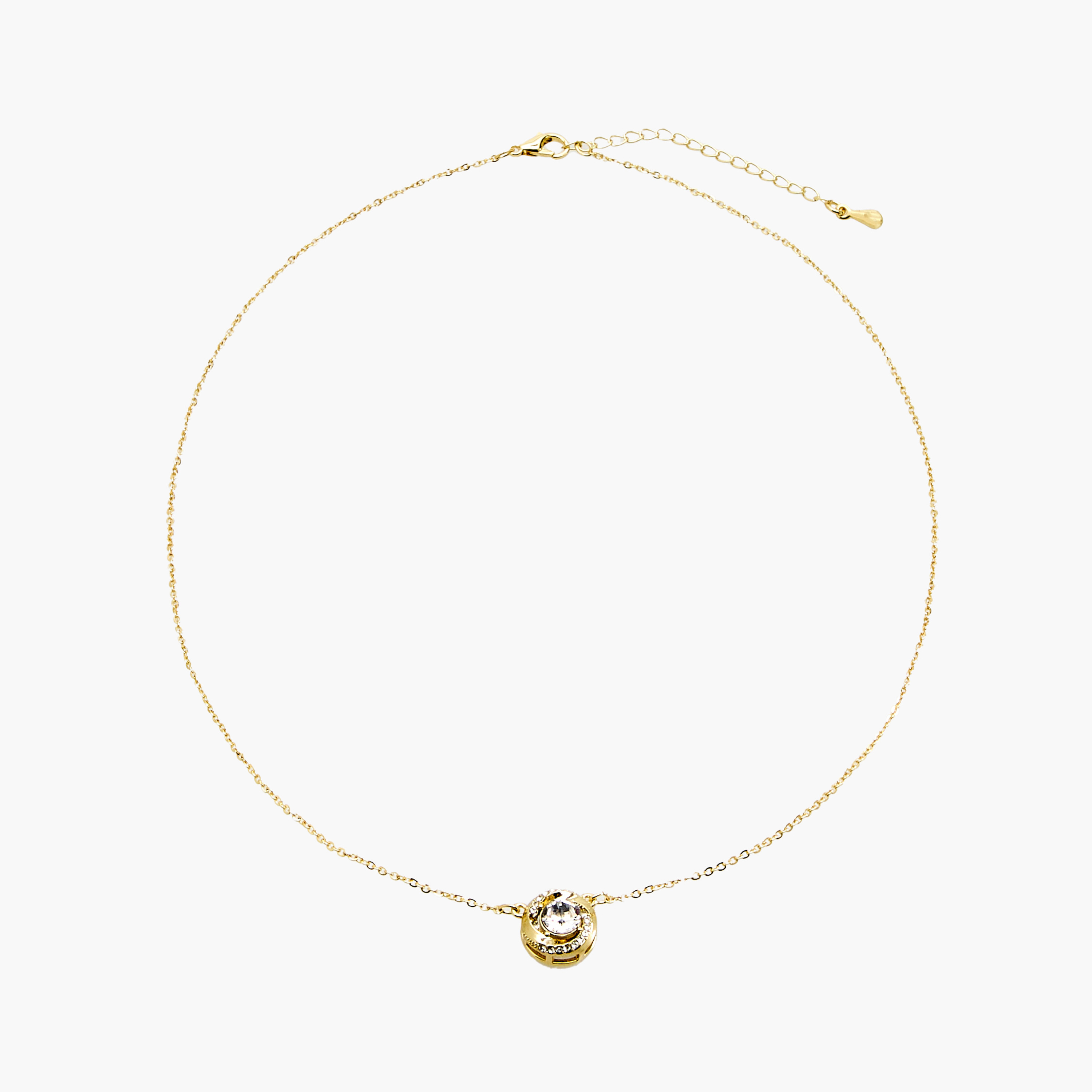 عقد بدلايّة سواروفسكي ومشبك إغلاق-women-watchesandjewellery-jewellery-necklacesandpendants-image-1