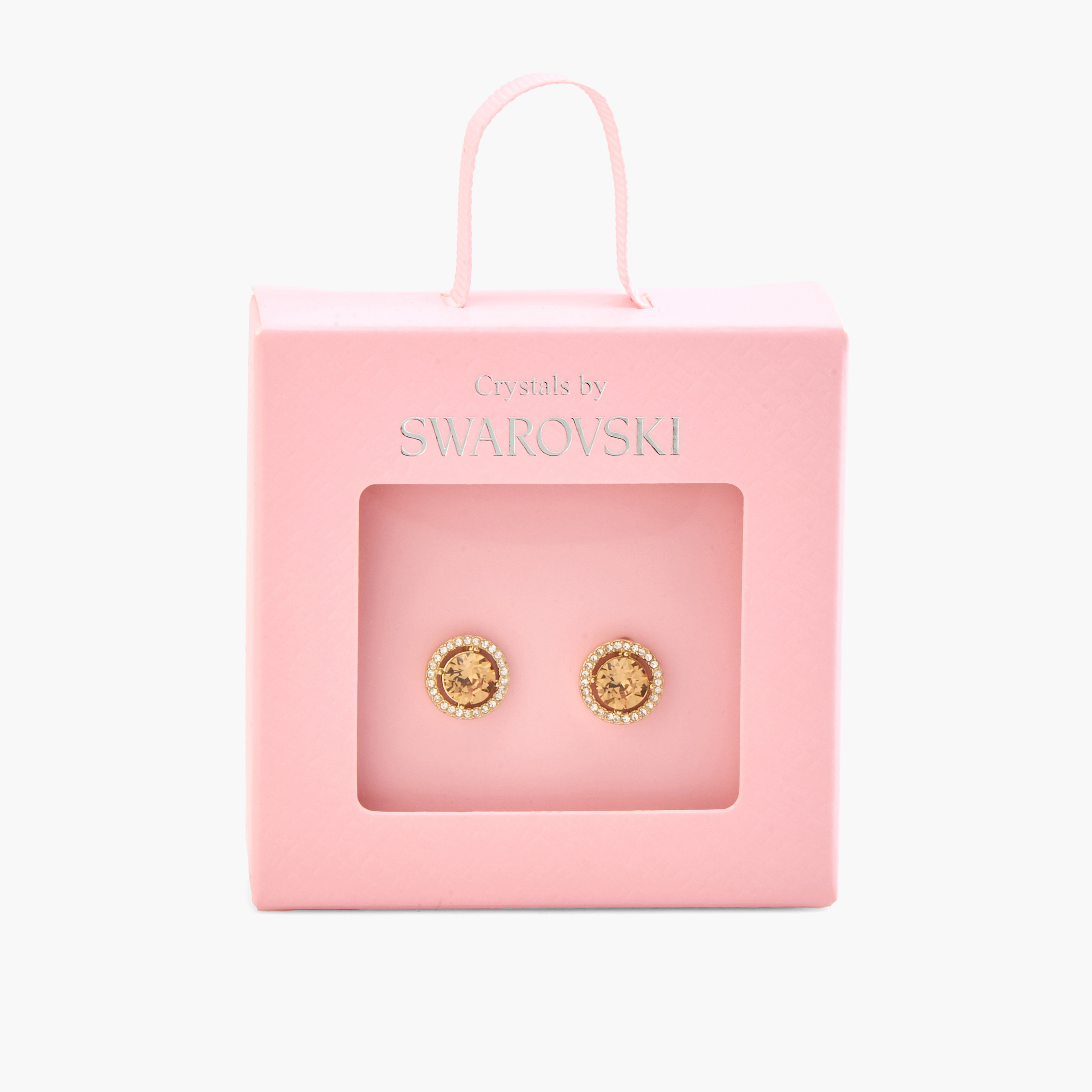 Swarovski Crystal Stud Earrings with Pushback Closure-women-watchesandjewellery-jewellery-earrings-image-5
