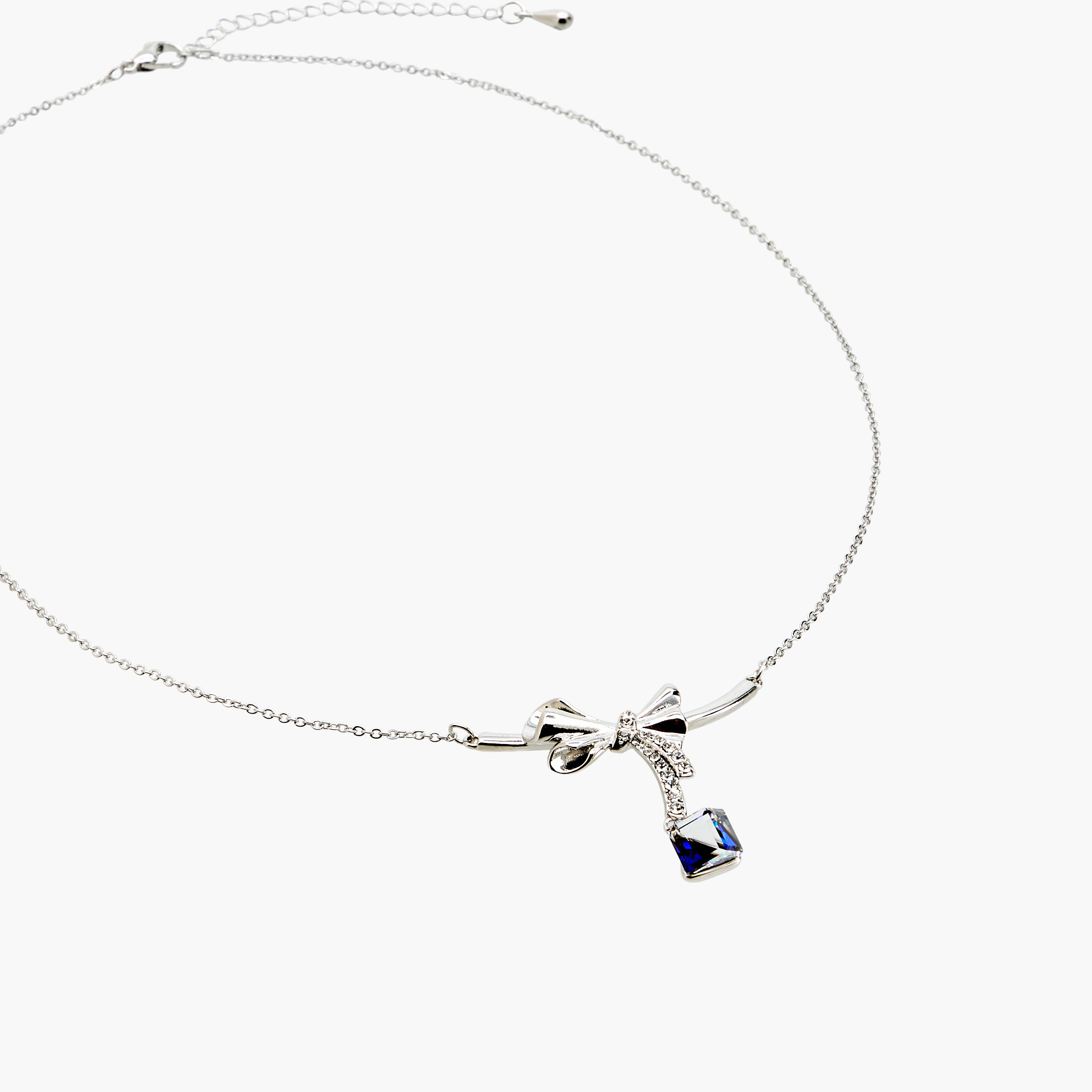 Swarovski Pendant Necklace with Bow Design-women-watchesandjewellery-jewellery-necklacesandpendants-image-2