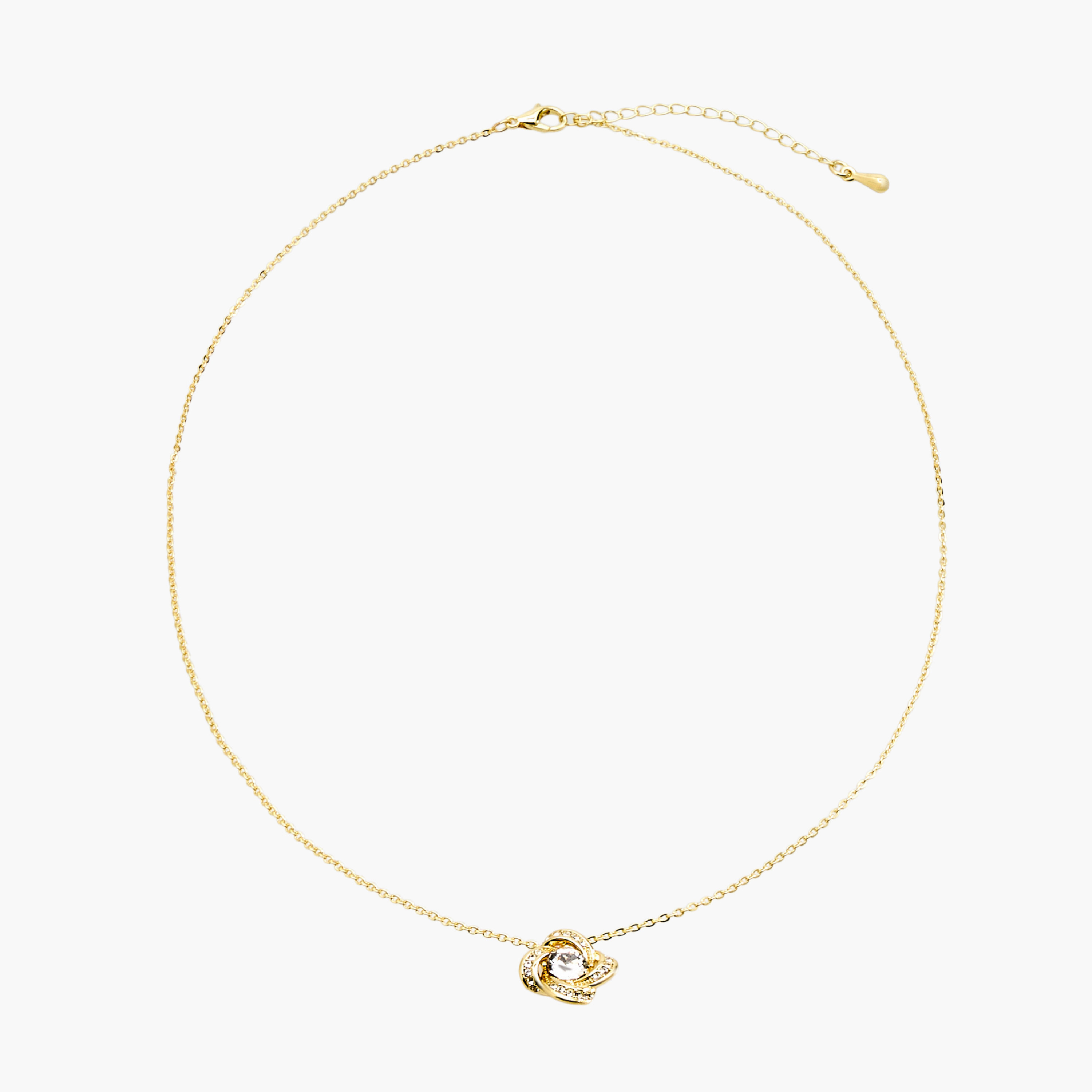 Gold Tone Pendant Necklace with Lobster Clasp Closure-women-watchesandjewellery-jewellery-necklacesandpendants-image-1