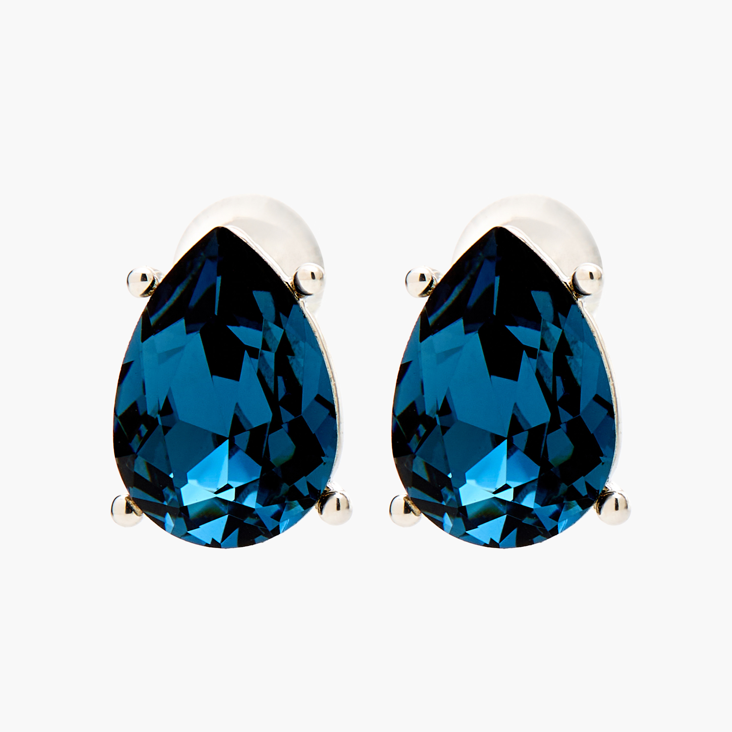 Swarovski Crystal Stud Earrings with Pushback Closure-women-watchesandjewellery-jewellery-earrings-image-1