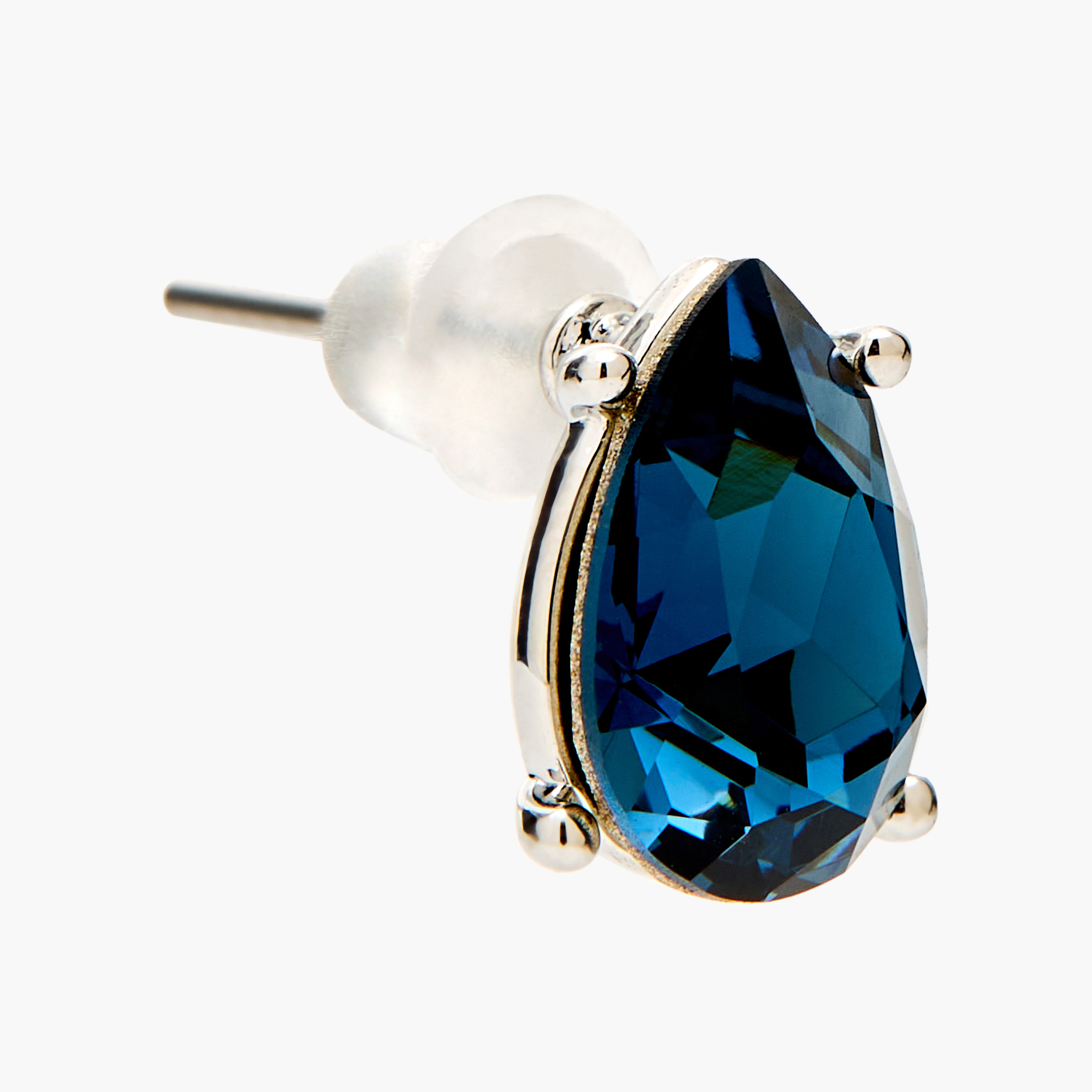 Swarovski Crystal Stud Earrings with Pushback Closure-women-watchesandjewellery-jewellery-earrings-image-2
