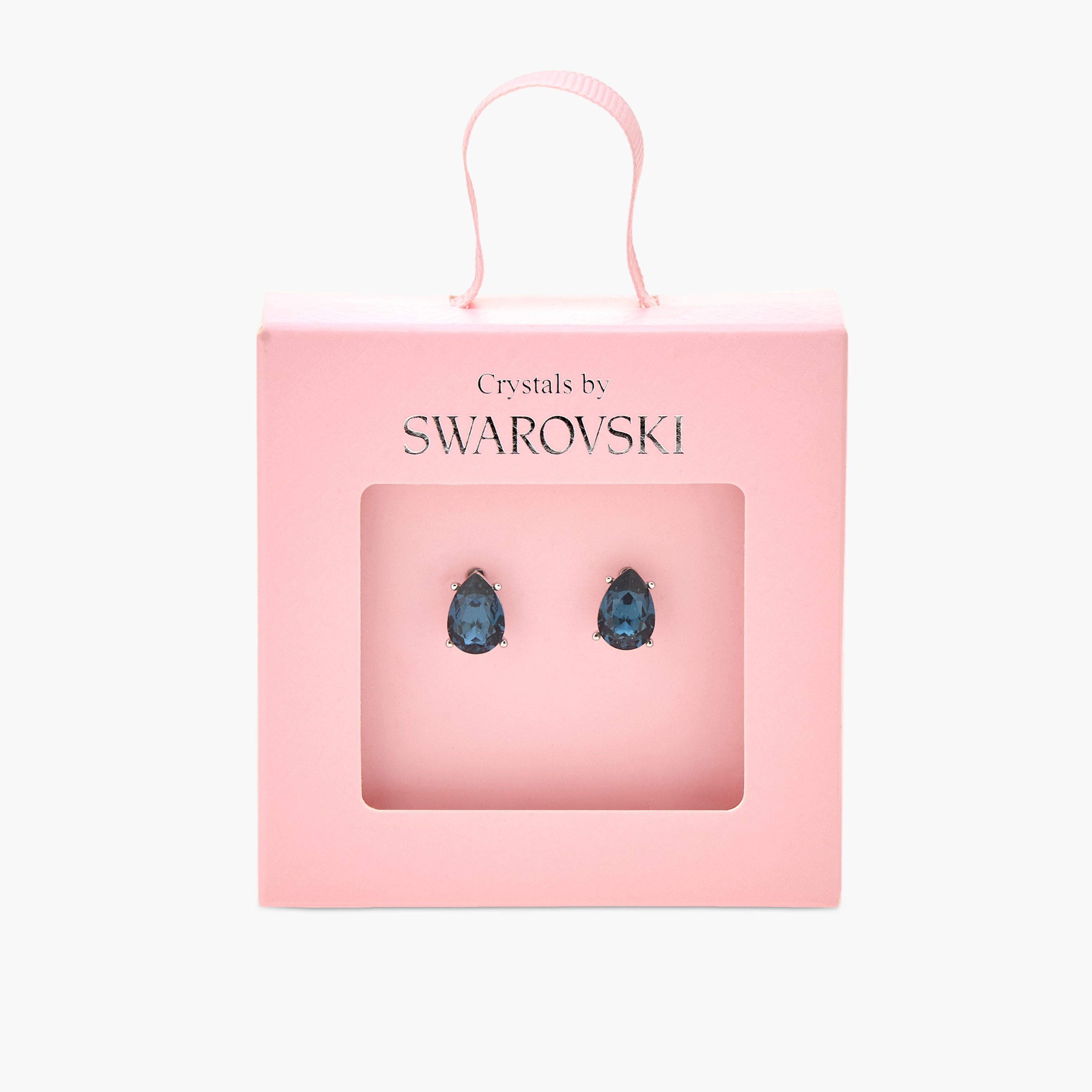 Swarovski Crystal Stud Earrings with Pushback Closure-women-watchesandjewellery-jewellery-earrings-image-5