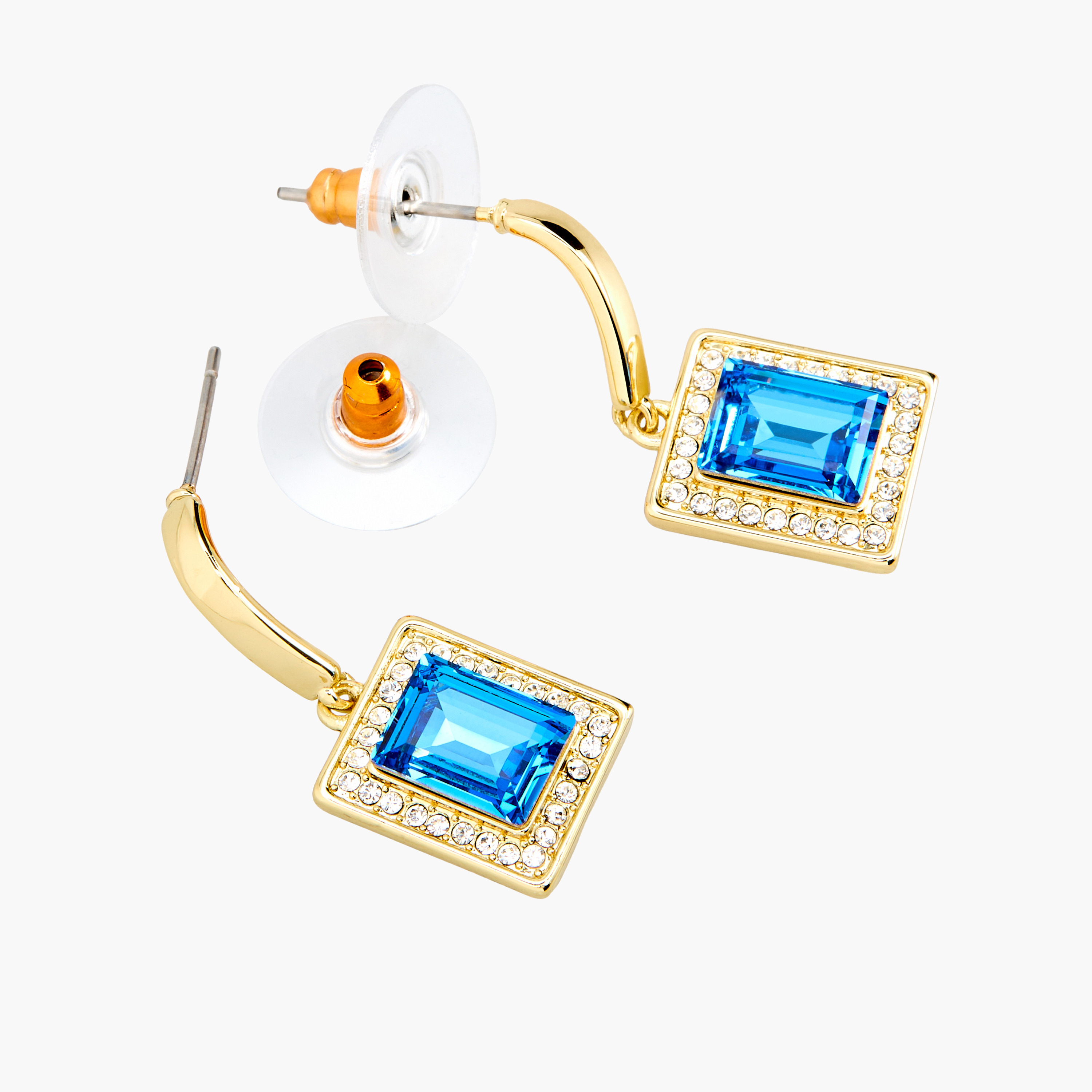 Embellished Drop Earrings with Pushback Closure-women-watchesandjewellery-jewellery-earrings-image-4