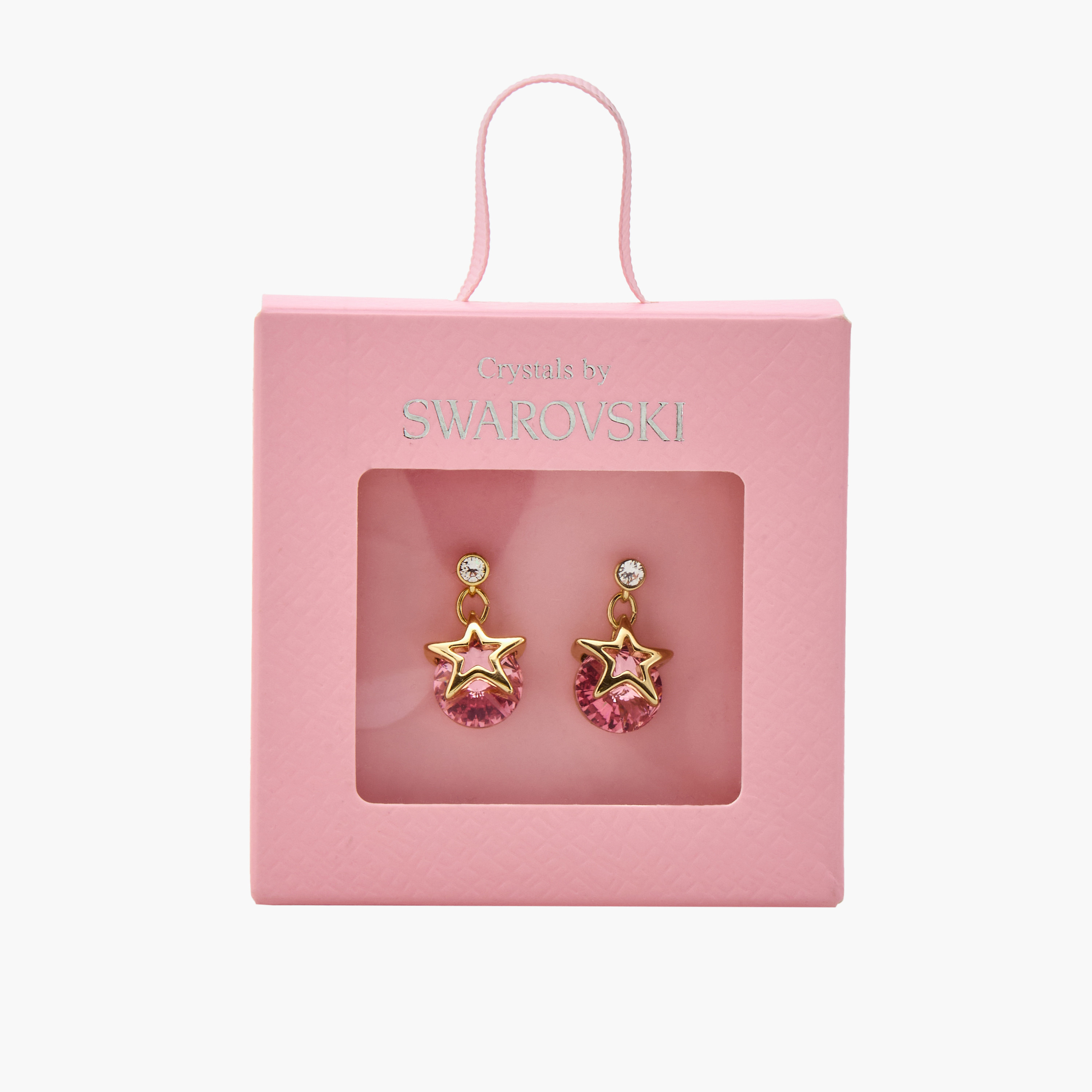 Swarovski Embellished Drop Earrings with Pushback Closure-women-watchesandjewellery-jewellery-earrings-image-5