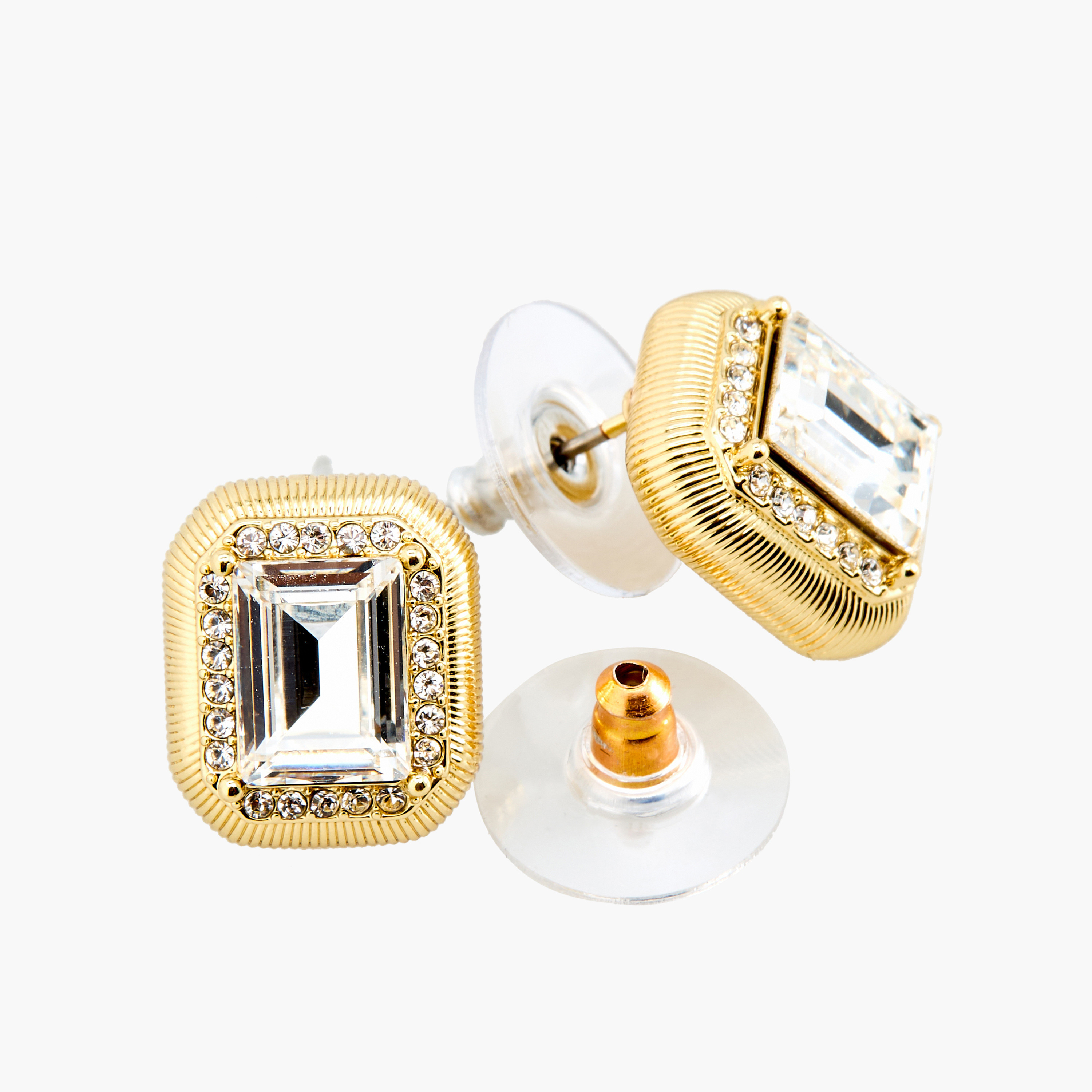 Embellished Stud Earrings with Pushback Closure-women-watchesandjewellery-jewellery-earrings-image-3