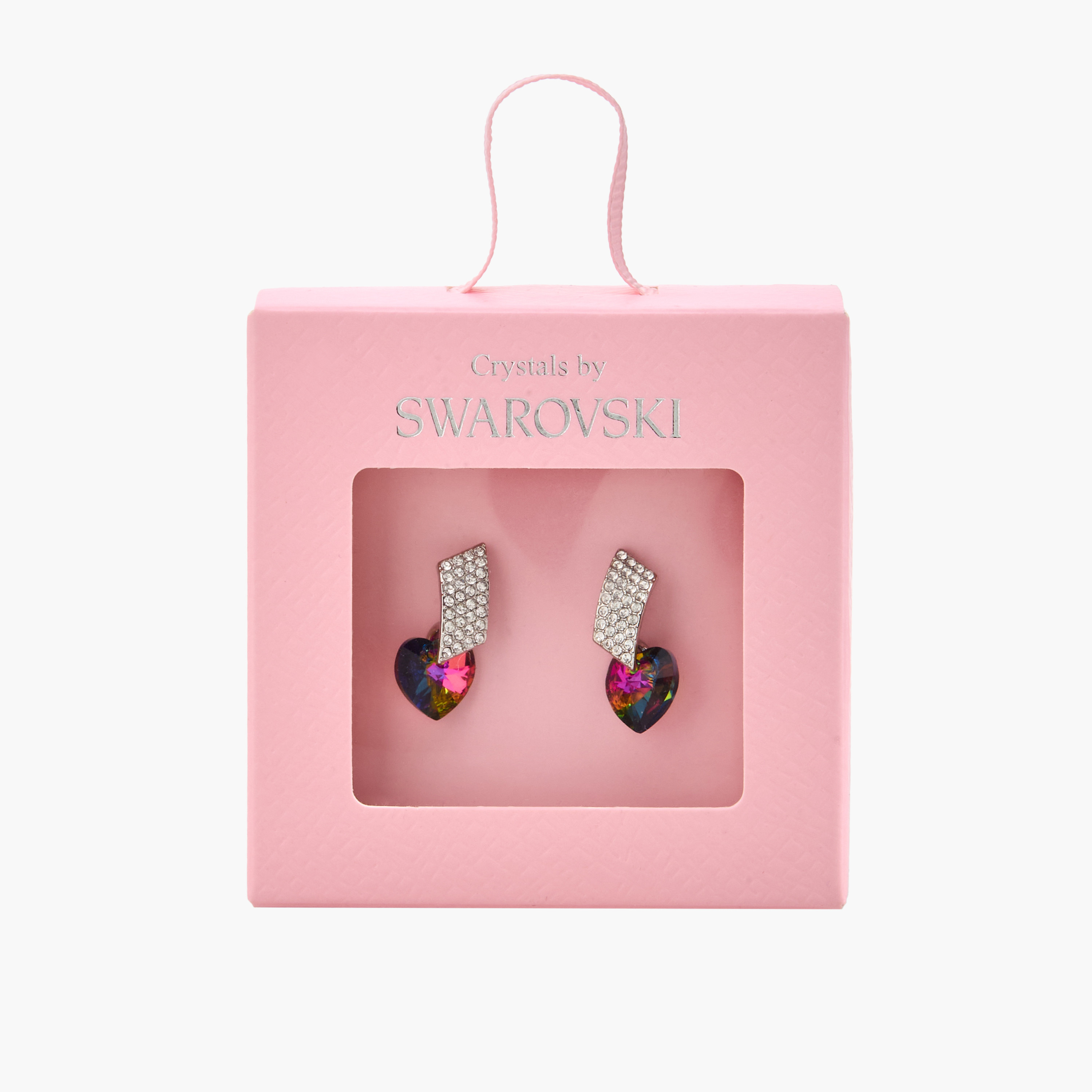 Embellished Heart Drop Earrings with Pushback Closure-women-watchesandjewellery-jewellery-earrings-image-5
