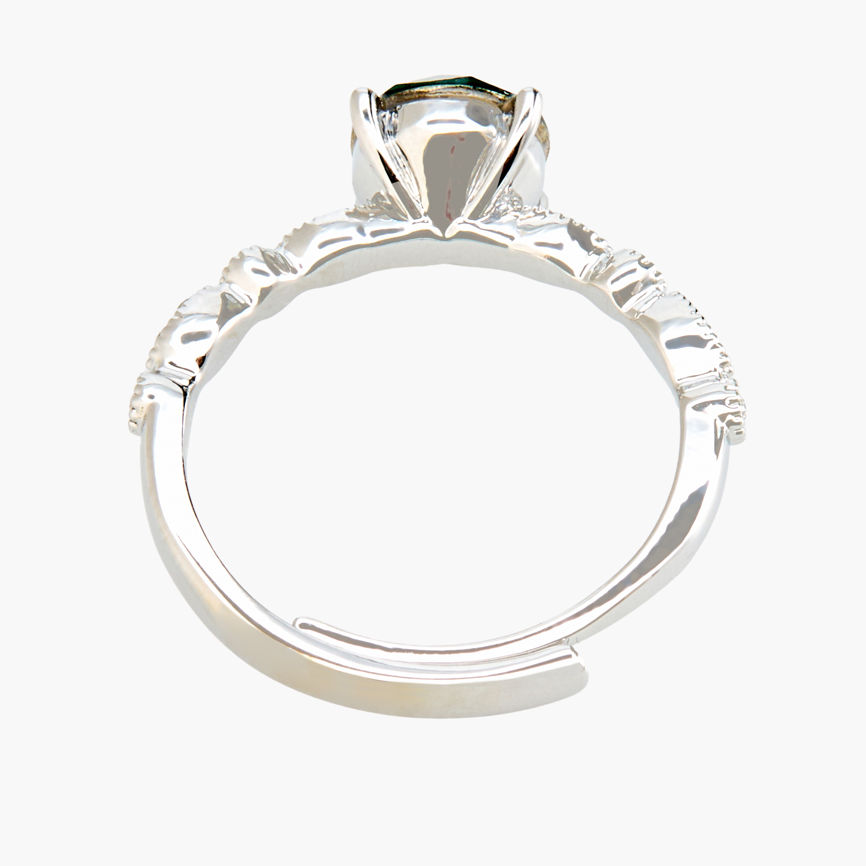 Swarovski Silver Tone Ring-women-watchesandjewellery-jewellery-rings-image-3