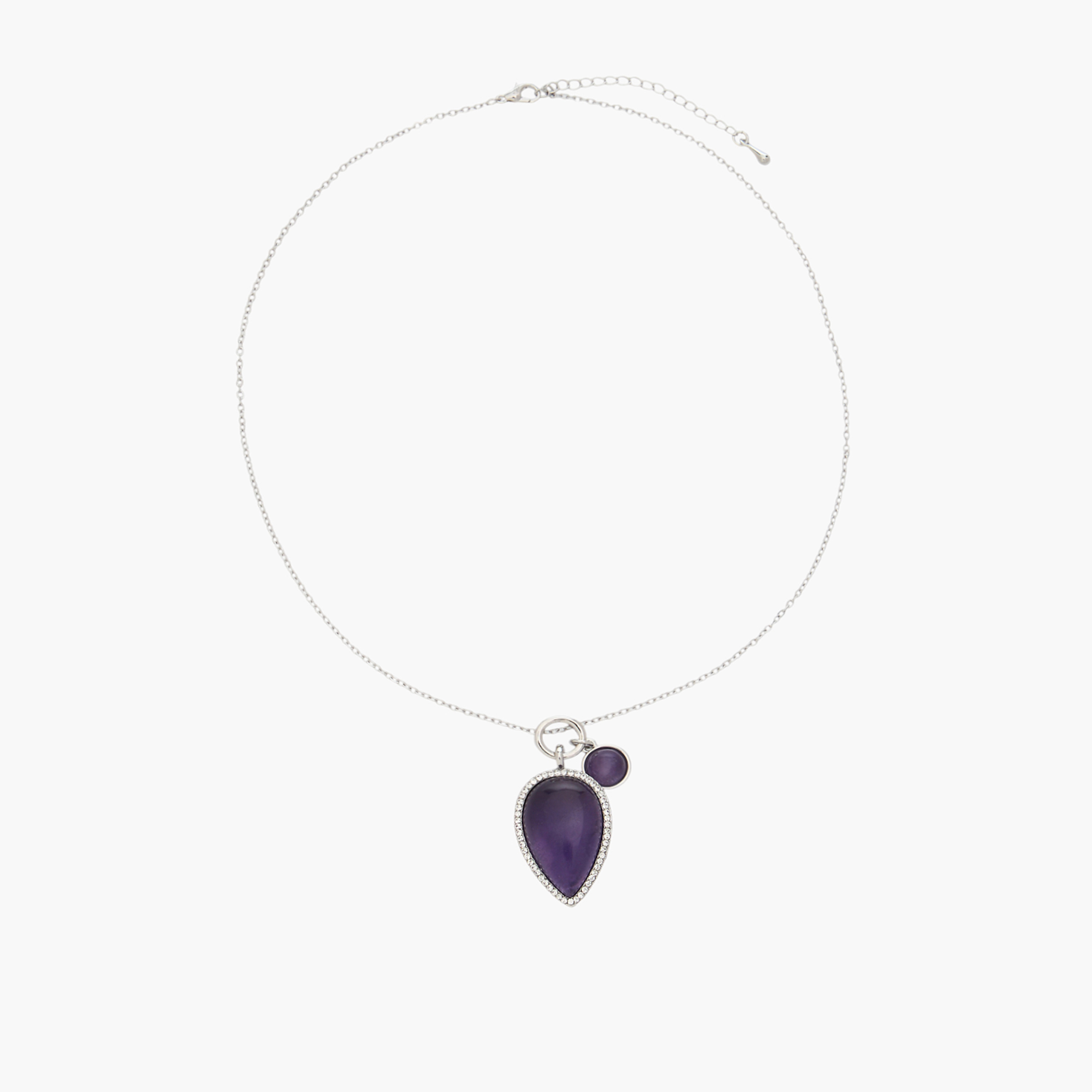 Teardrop Pendant Necklace with Swarovski-women-watchesandjewellery-jewellery-necklacesandpendants-image-1