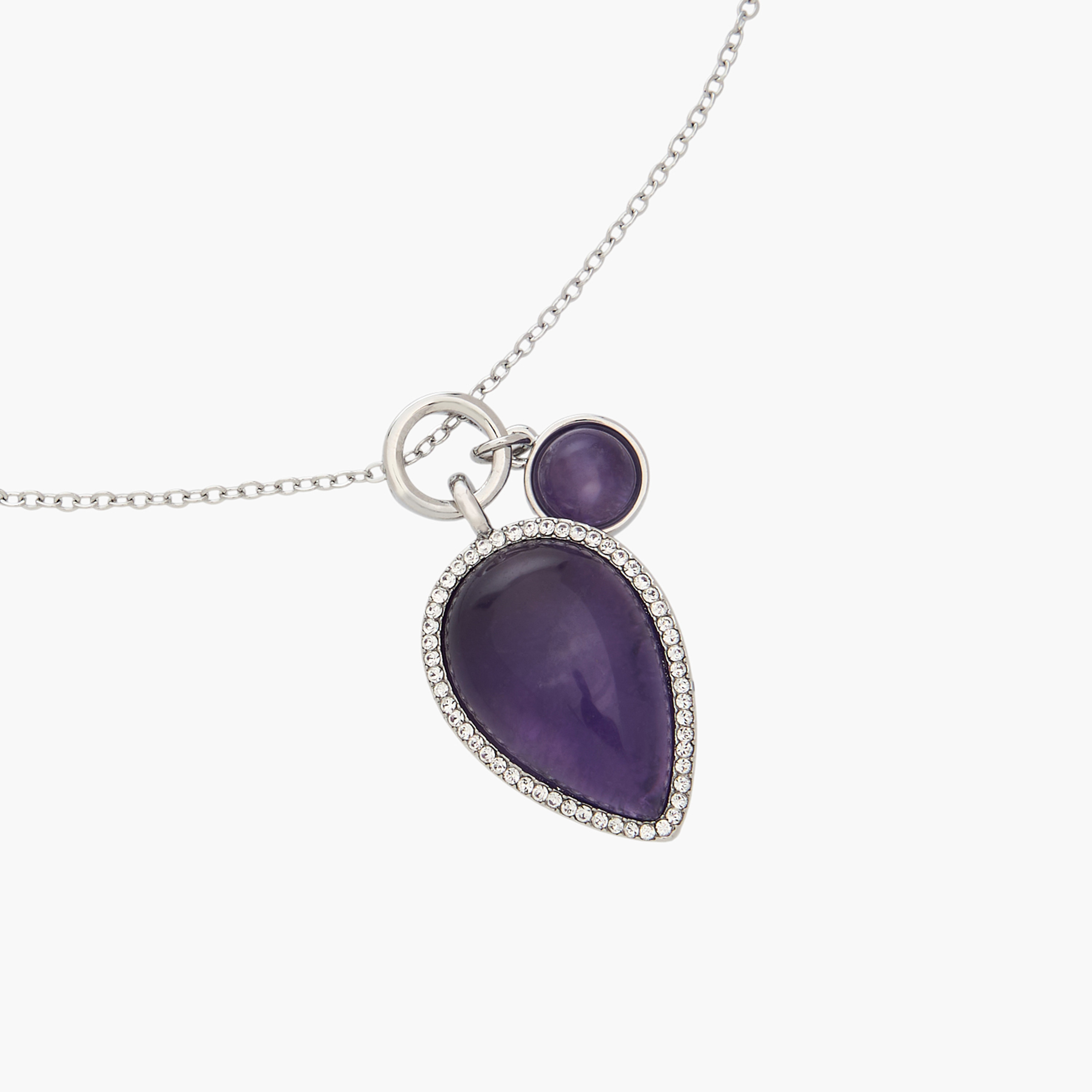 Teardrop Pendant Necklace with Swarovski-women-watchesandjewellery-jewellery-necklacesandpendants-image-2