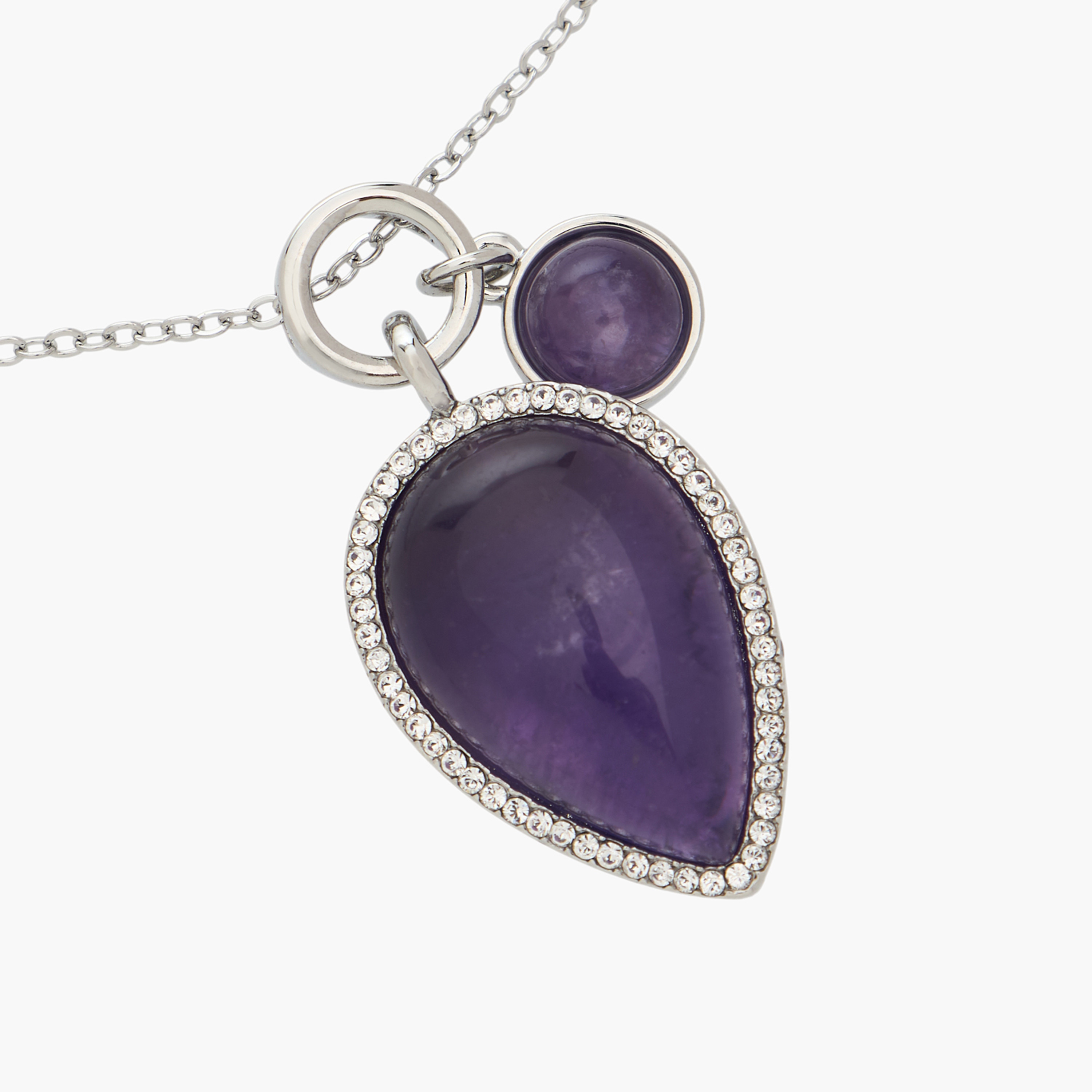Teardrop Pendant Necklace with Swarovski-women-watchesandjewellery-jewellery-necklacesandpendants-image-3