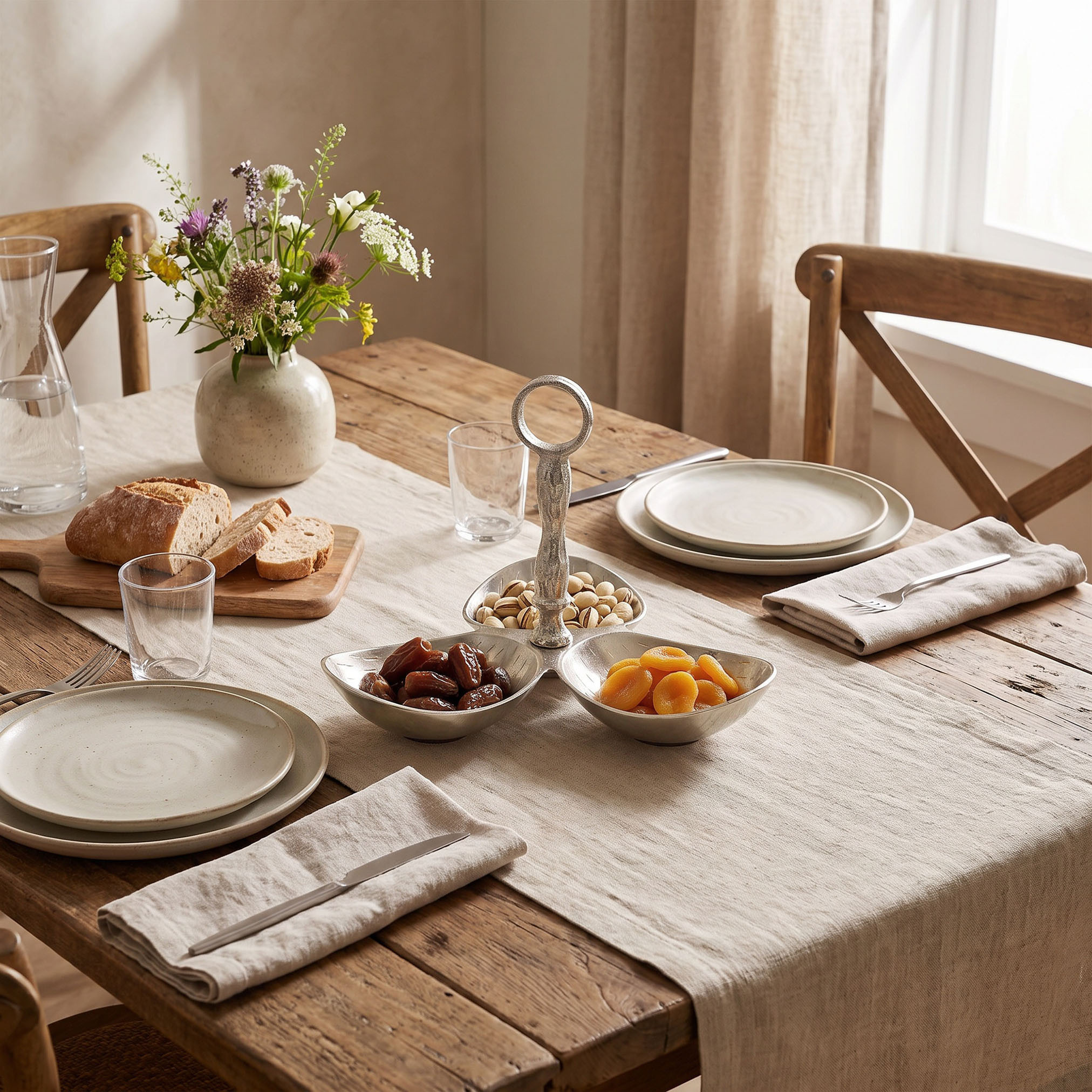 طقم أوعية بهارات 3 قطع بارزة الملمس-household-dining-dinnerware-bowls-image-4