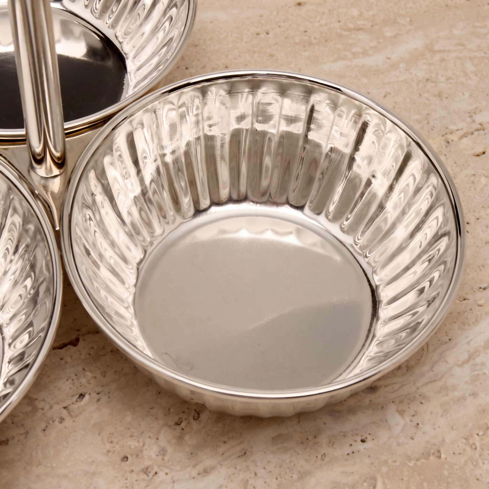 طقم توابل 3 أوعية بارزة الملمس-household-dining-dinnerware-bowls-image-2