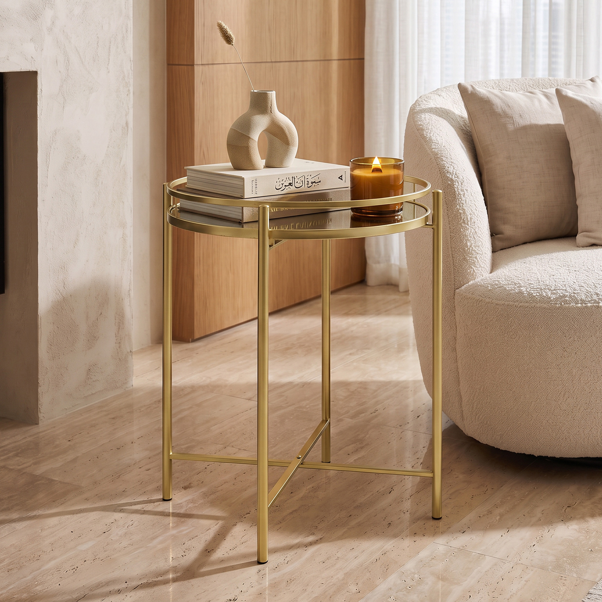 Mirror Top Accent Table-furniture-livingroom-consoletablesandmirrors-image-3