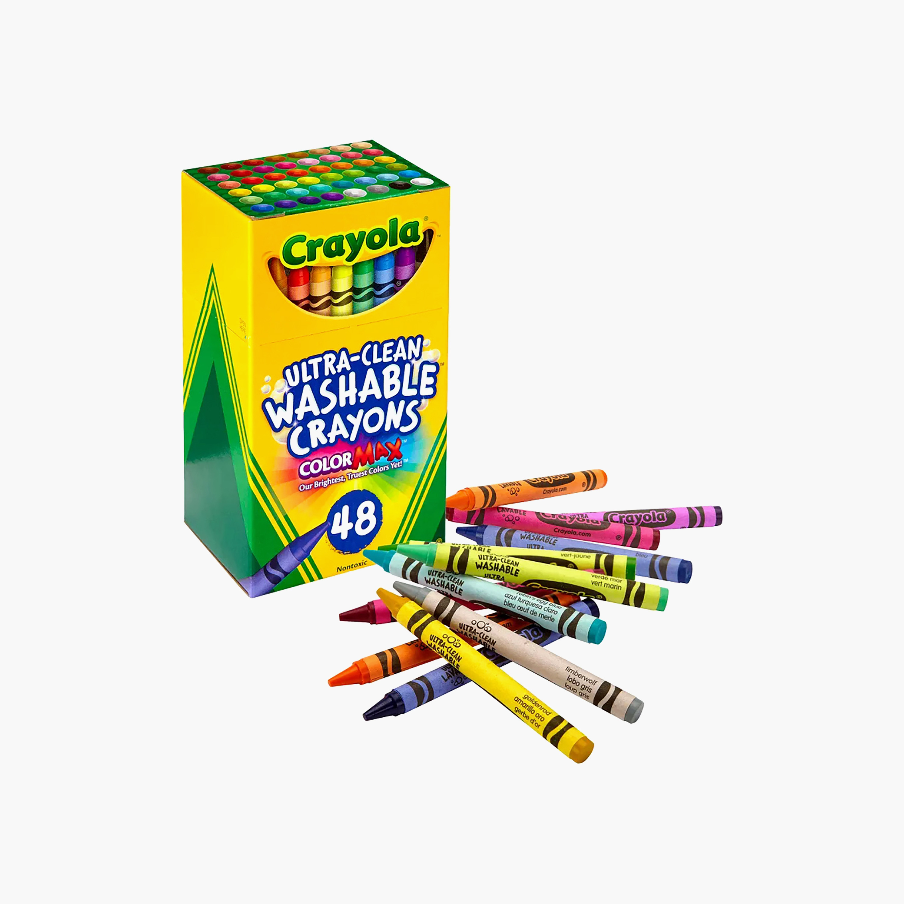 Crayola 48-Piece Ultra-Clean Washable Crayons-school-artsandcrafts-image-2