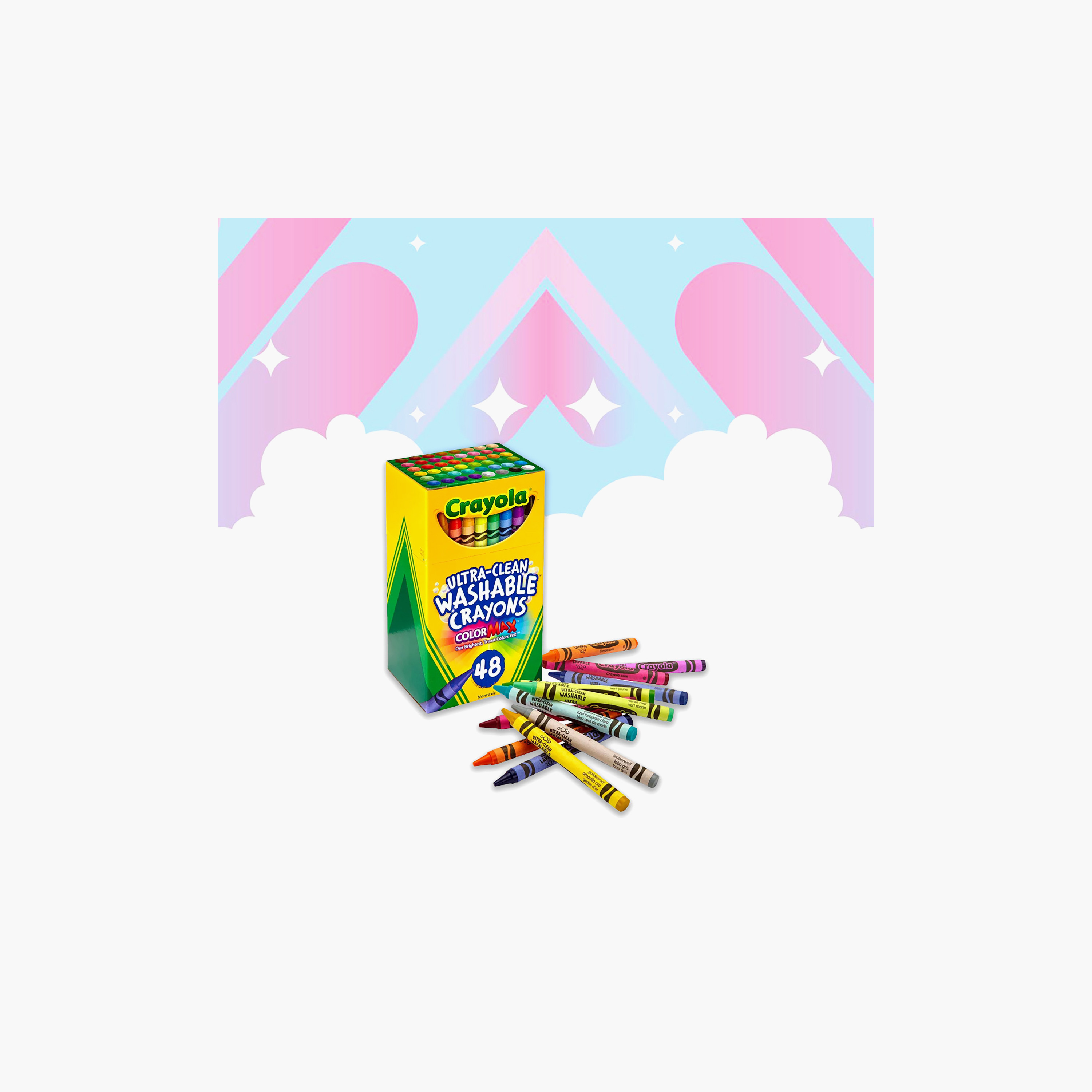 Crayola 48-Piece Ultra-Clean Washable Crayons-school-artsandcrafts-image-4