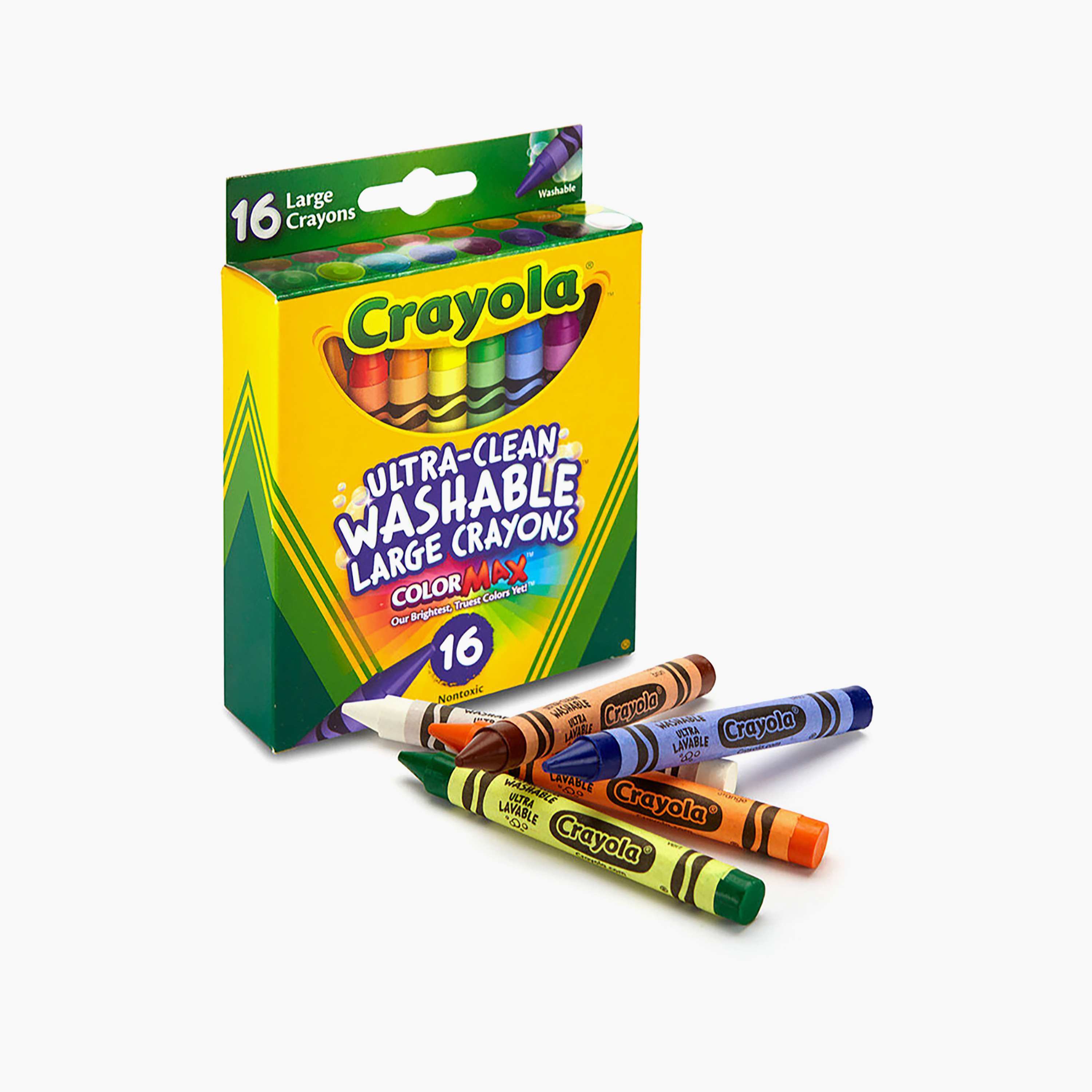 Crayola 16-Piece Ultra-Clean Washable Crayons-school-artsandcrafts-image-1