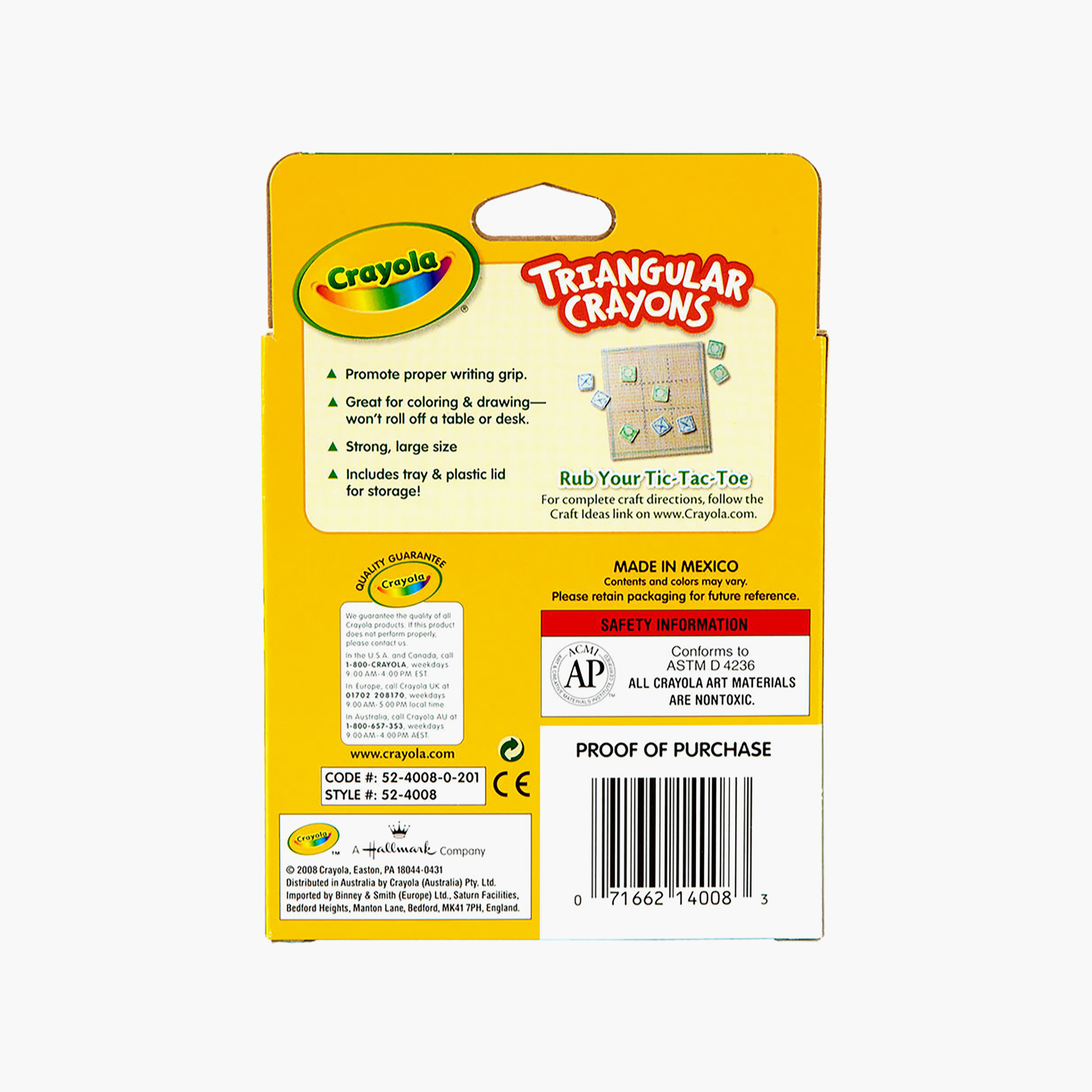 Crayola 8-Piece Anti-Roll Triangular Crayons-school-artsandcrafts-image-6