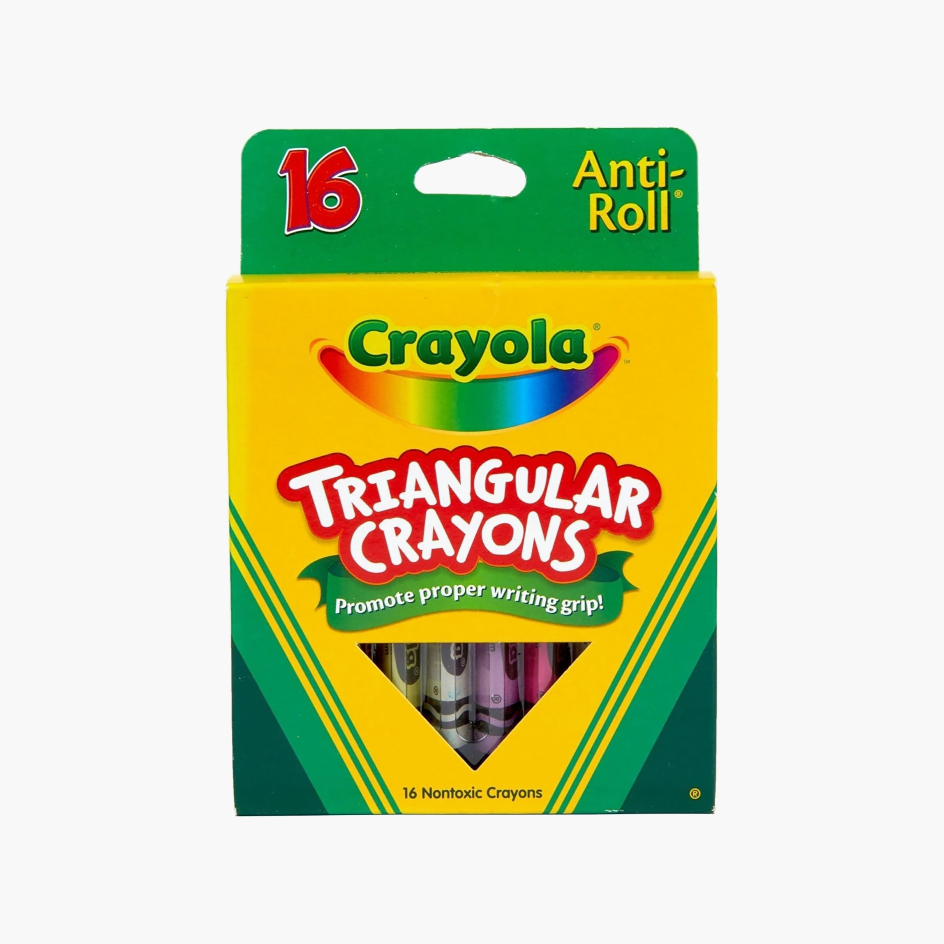 Crayola 16-Piece Anti-Roll Triangular Crayons-school-artsandcrafts-image-4