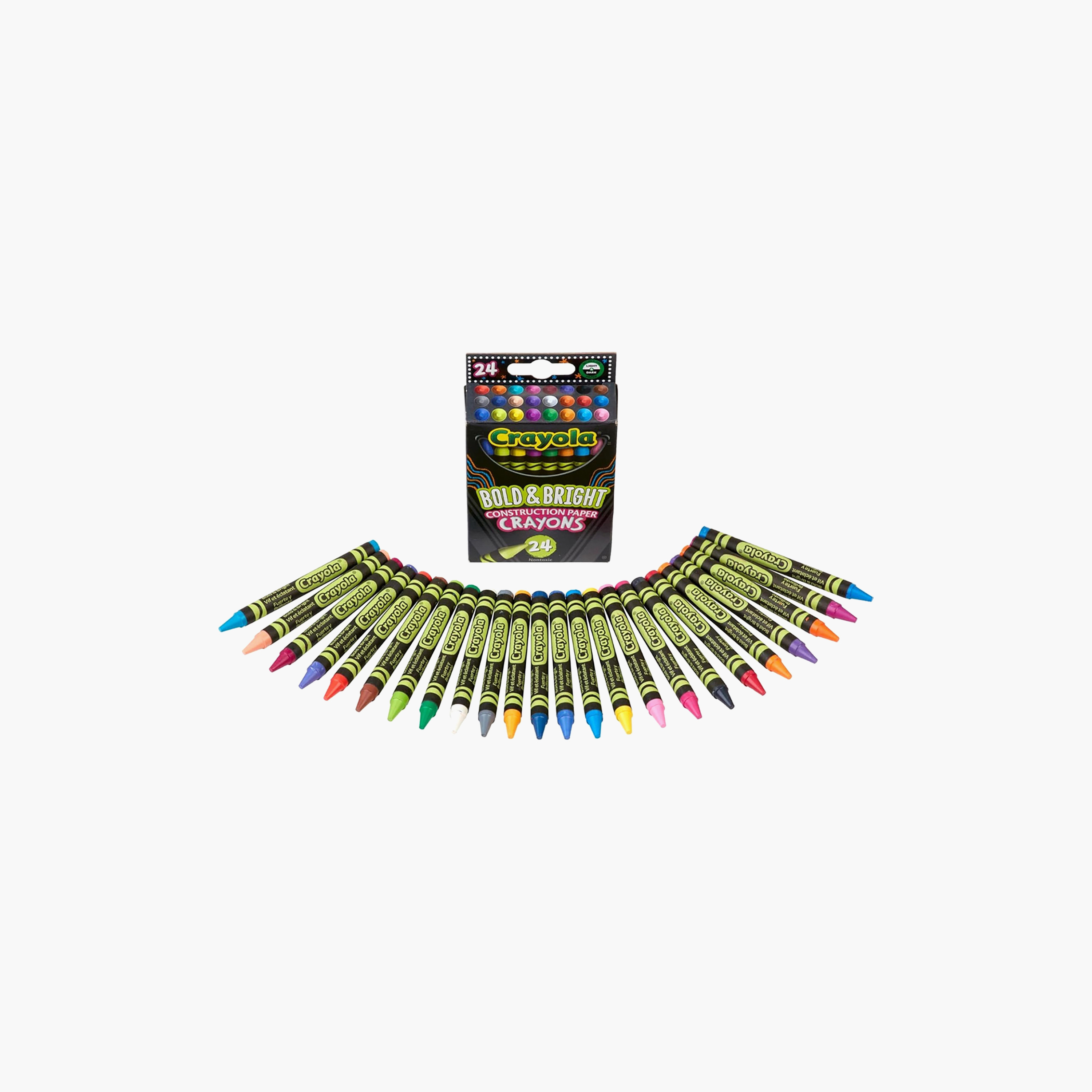 Crayola 24-Piece Bold & Bright Construction Paper Crayons-school-artsandcrafts-image-2