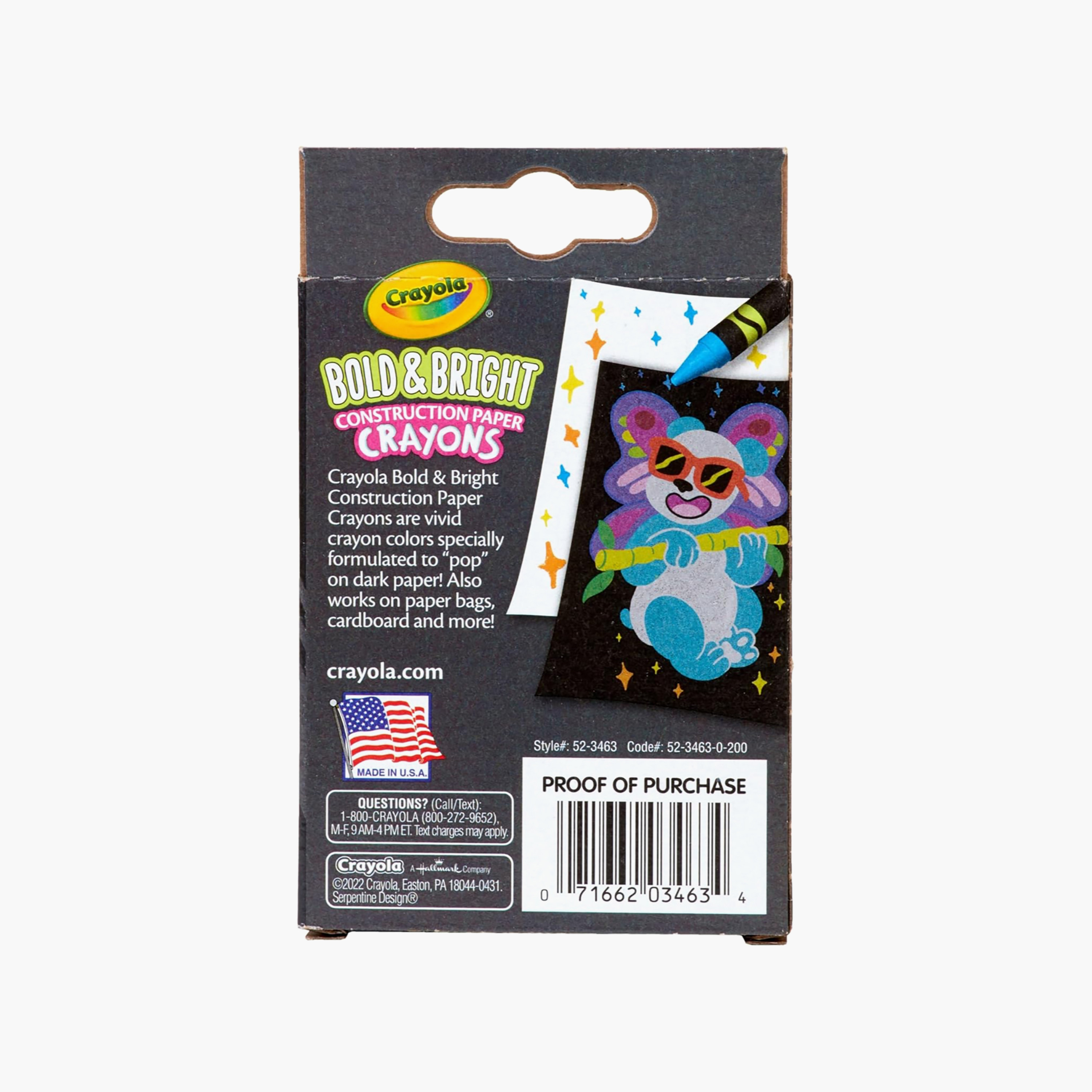Crayola 24-Piece Bold & Bright Construction Paper Crayons-school-artsandcrafts-image-6