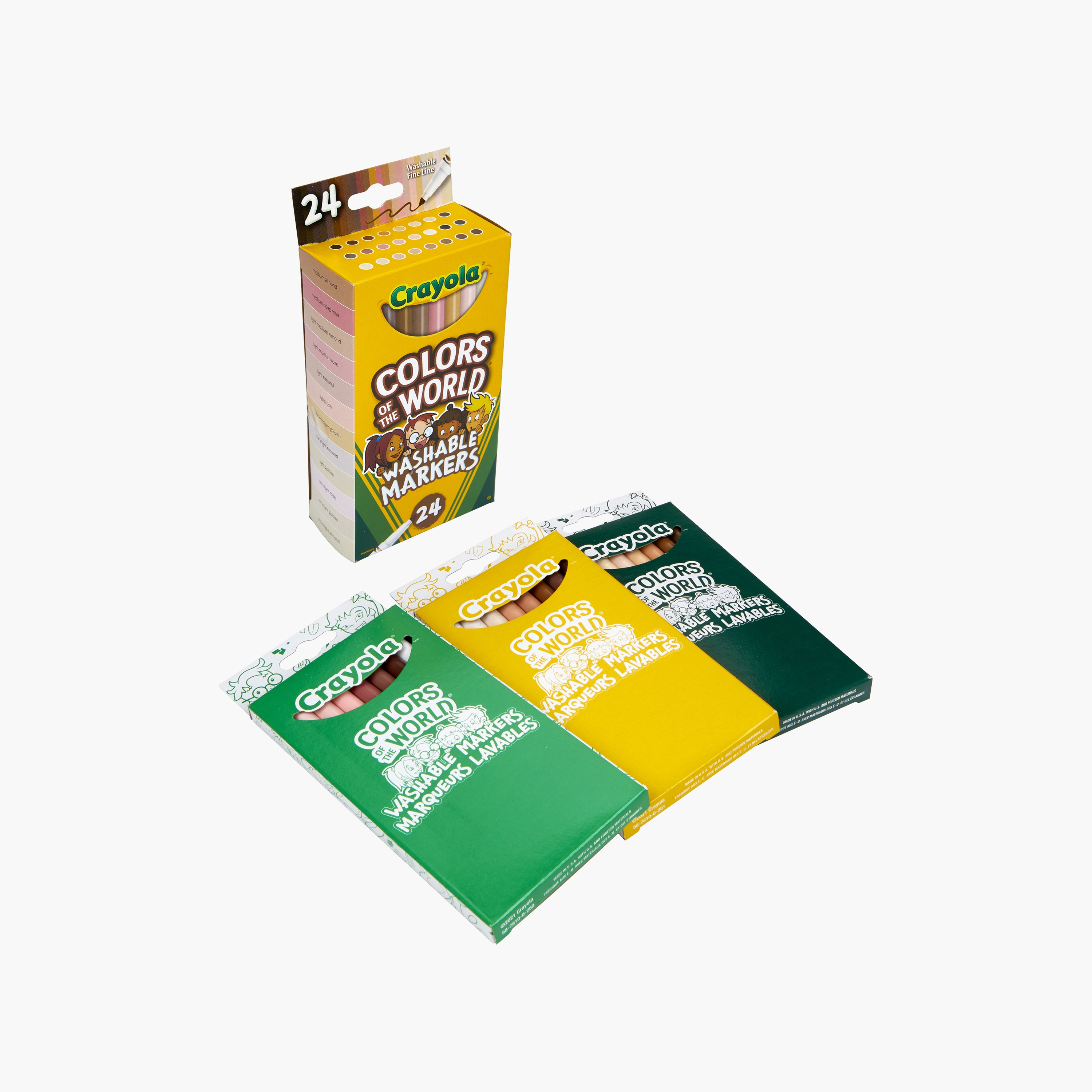 Crayola 24-Piece Colours Of The World Washable Fine Line Markers-school-artsandcrafts-image-3