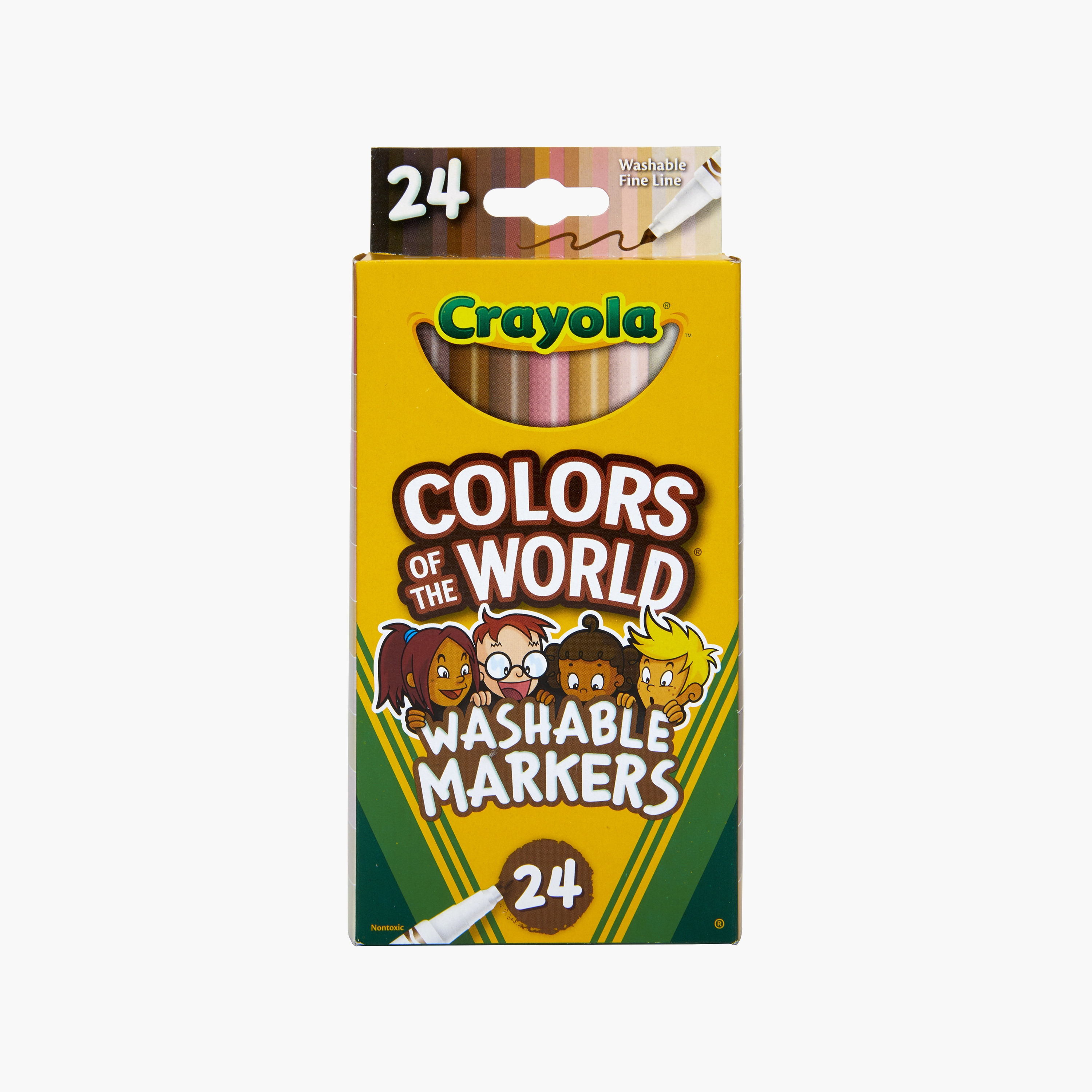 Crayola 24-Piece Colours Of The World Washable Fine Line Markers-school-artsandcrafts-image-5
