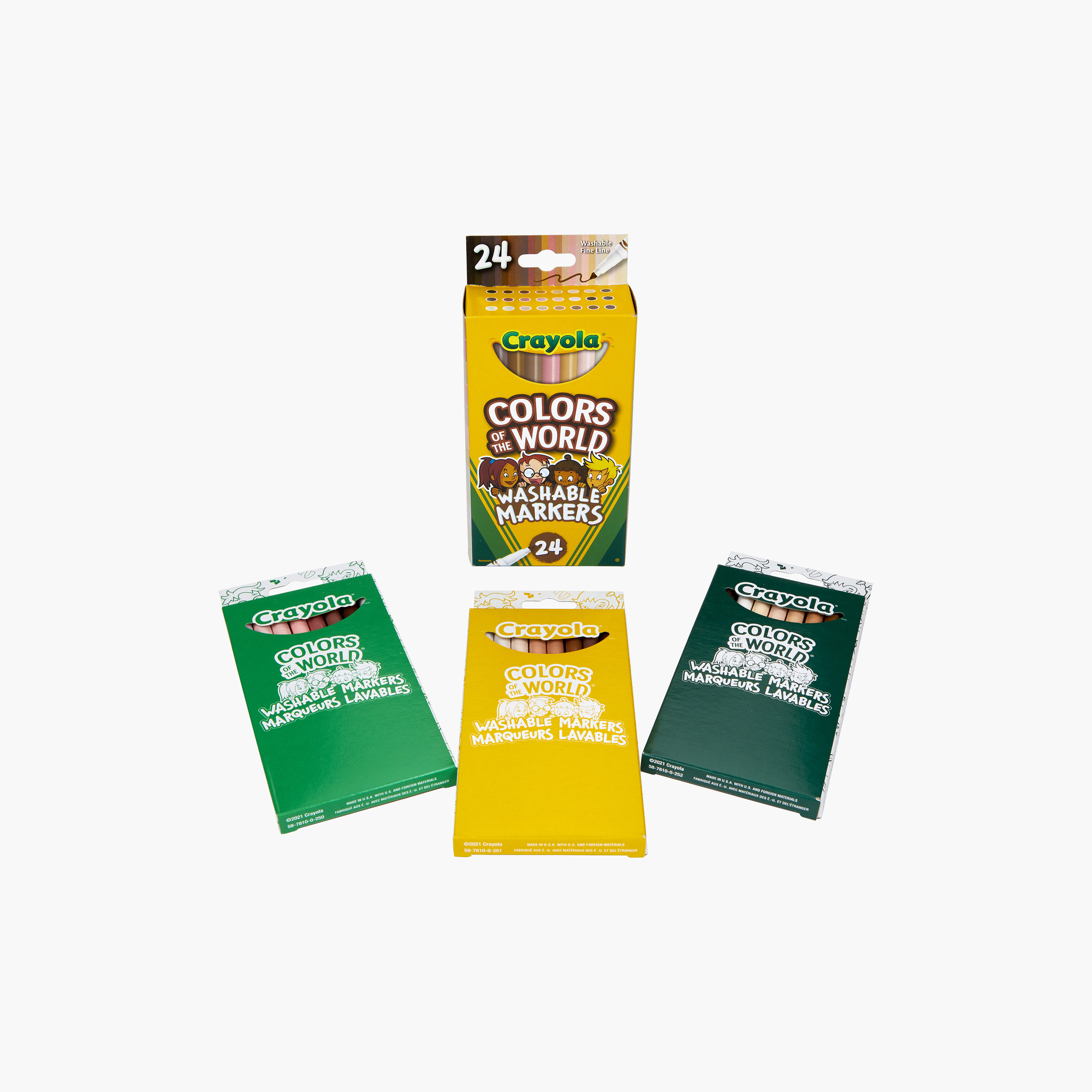 Crayola 24-Piece Colours Of The World Washable Fine Line Markers-school-artsandcrafts-image-6