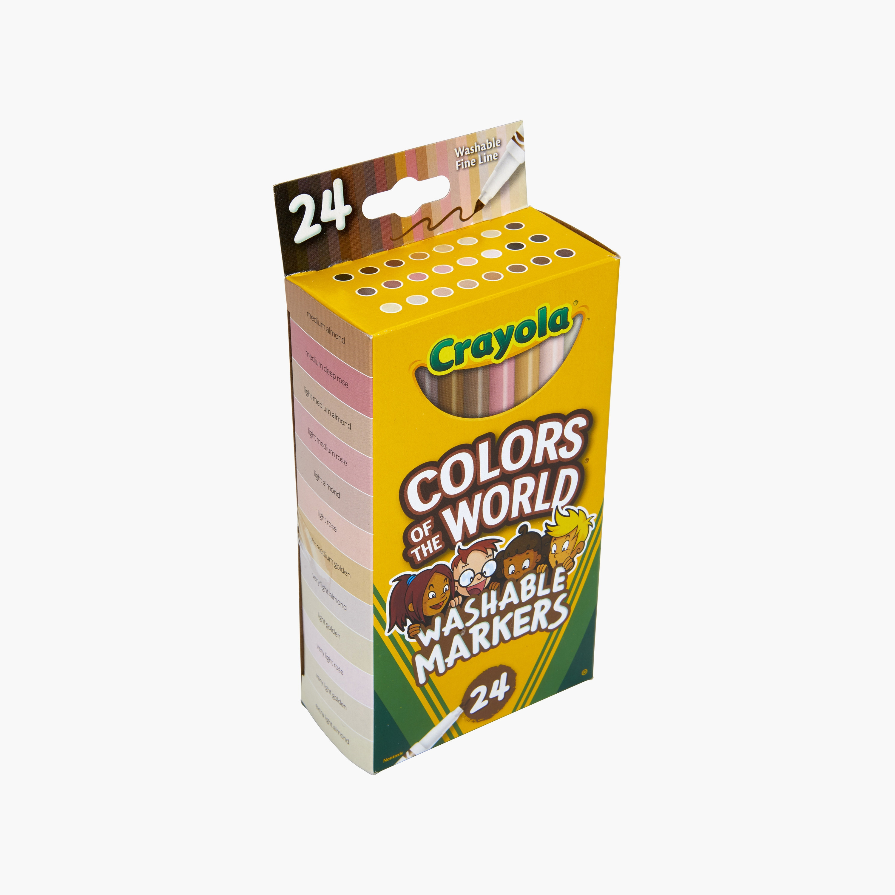 Crayola 24-Piece Colours Of The World Washable Fine Line Markers-school-artsandcrafts-image-7