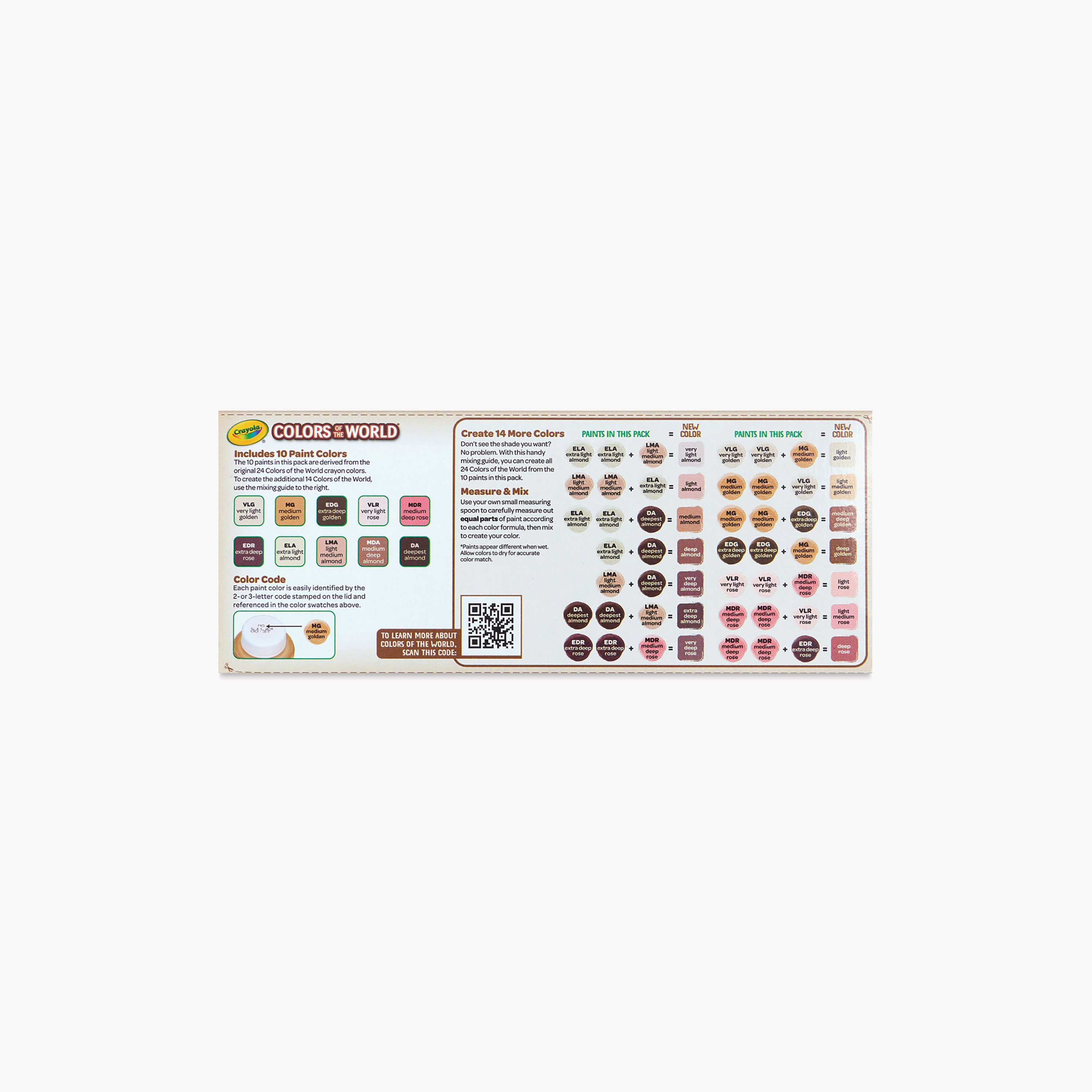Crayola 10-Piece Colours Of The World Washable Paint Bottles-school-artsandcrafts-image-5