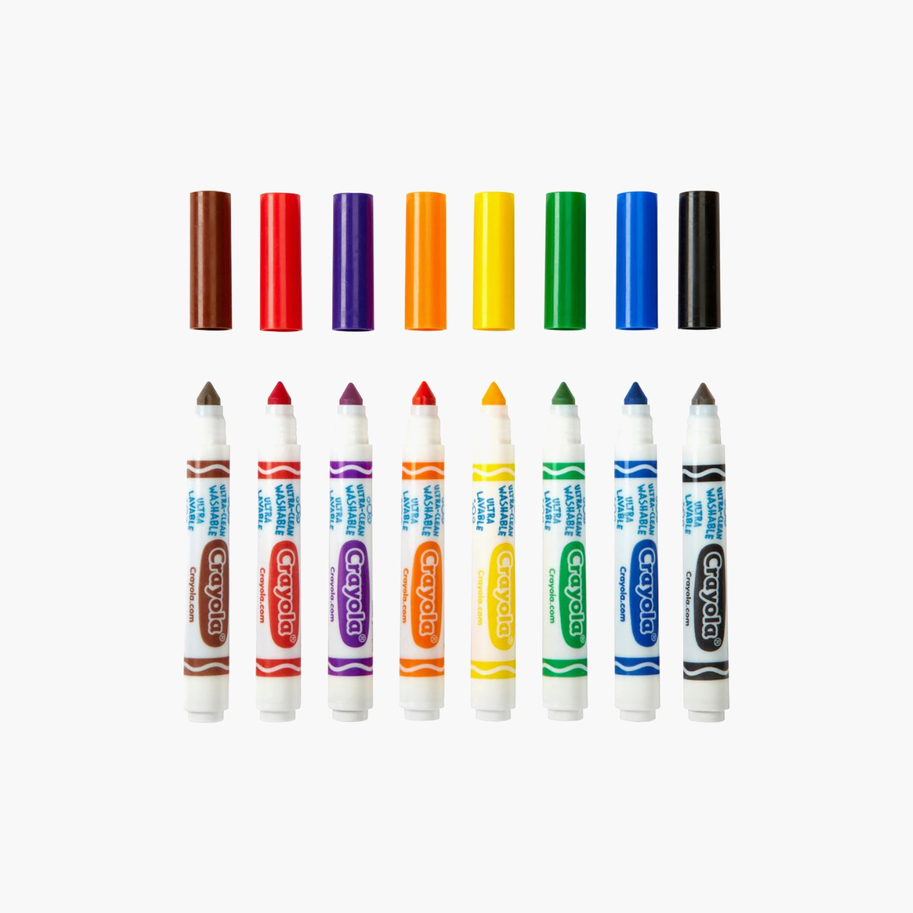 Crayola 8-Piece Ultra-Clean Washable Broad Line Markers-school-artsandcrafts-image-1