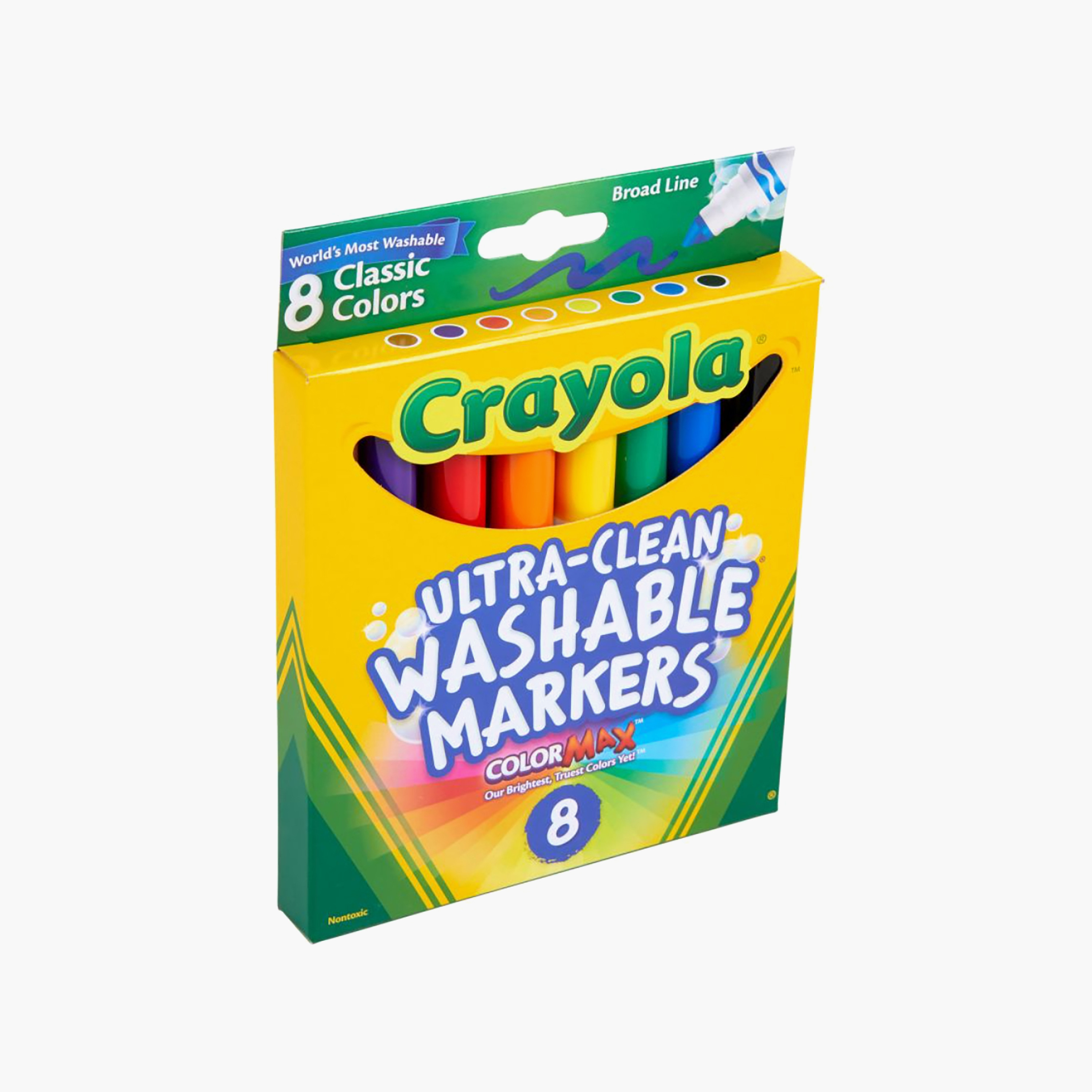 Crayola 8-Piece Ultra-Clean Washable Broad Line Markers-school-artsandcrafts-image-4