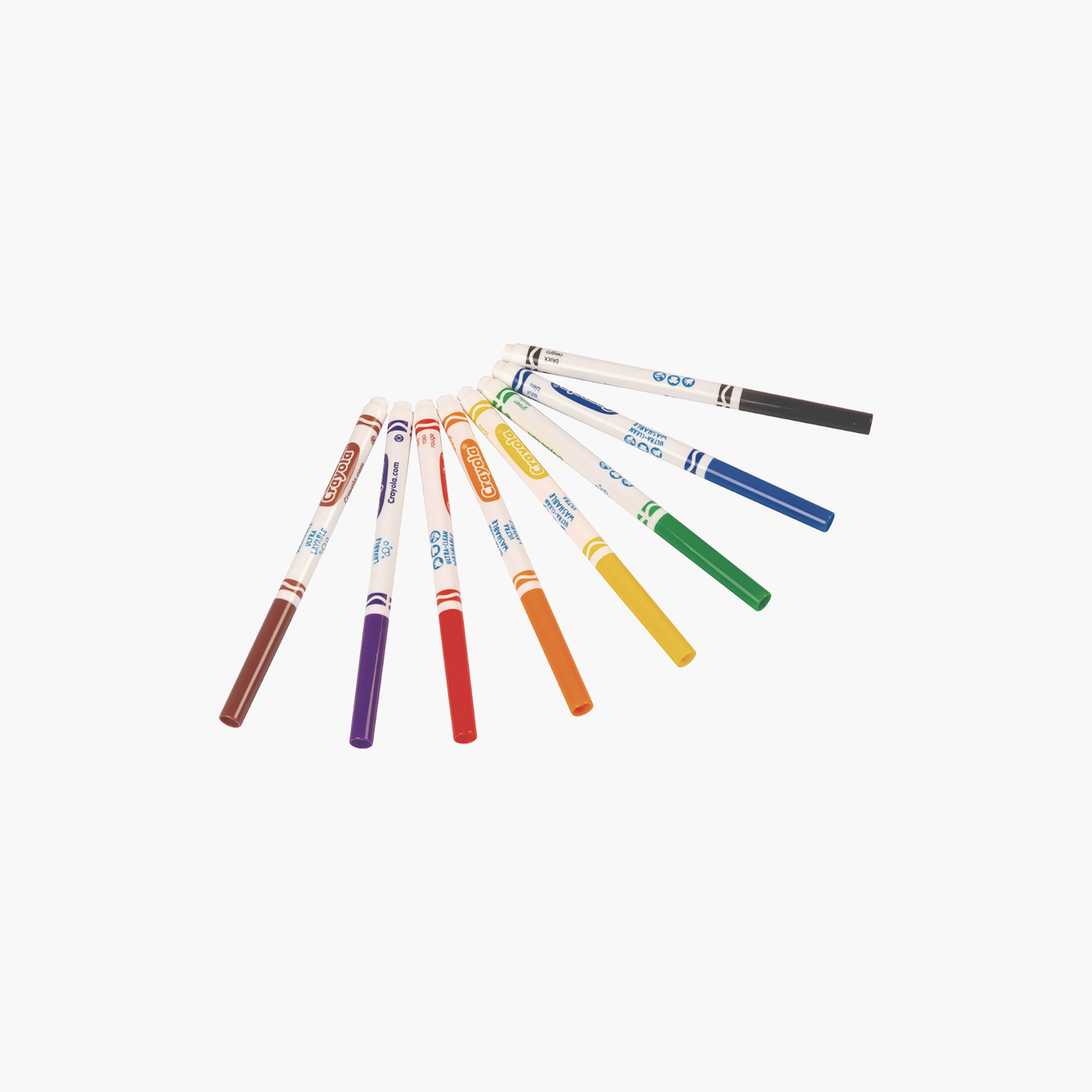 Crayola 8-Piece Ultra-Clean Washable Fine Line Markers-school-artsandcrafts-image-1