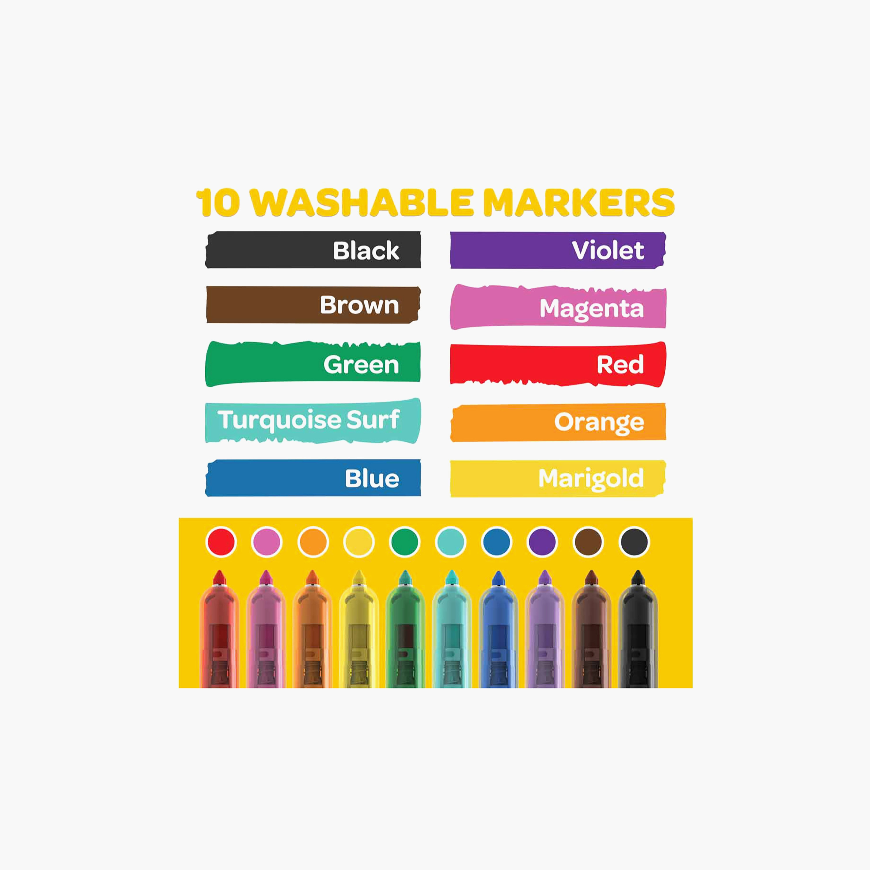 Crayola 10-Piece Clicks Retractable Washable Markers-school-artsandcrafts-image-5