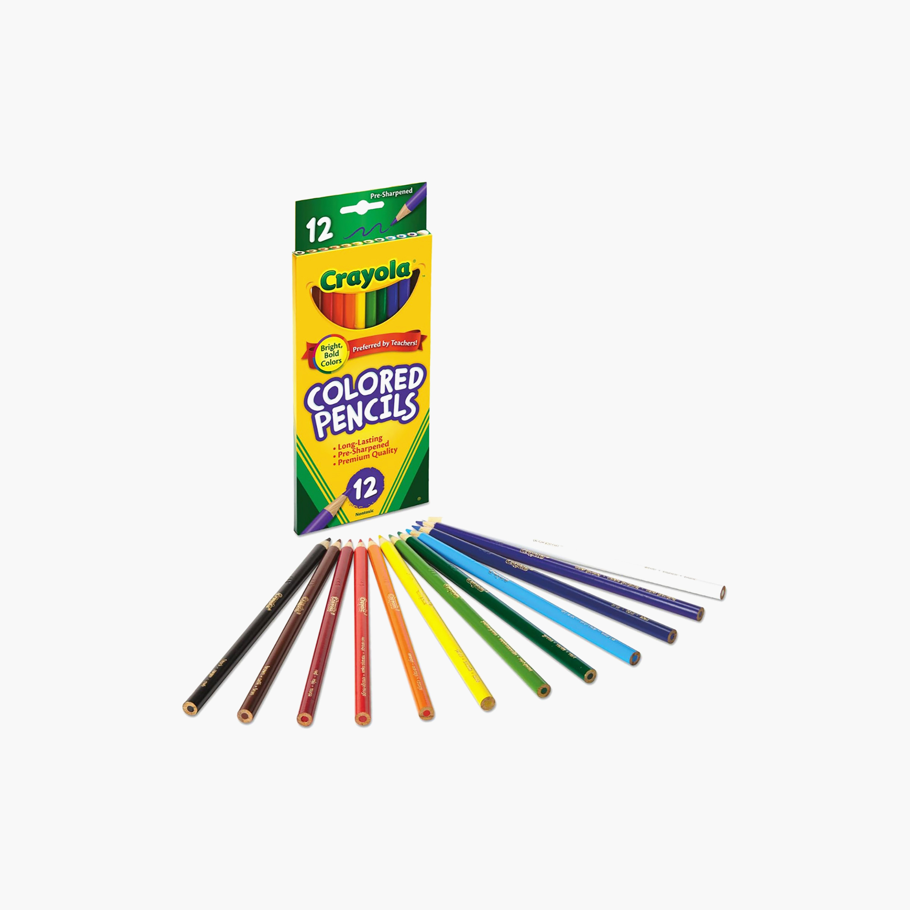 Crayola 12-Piece Coloured Pencils-school-stationery-pensandpencils-image-2