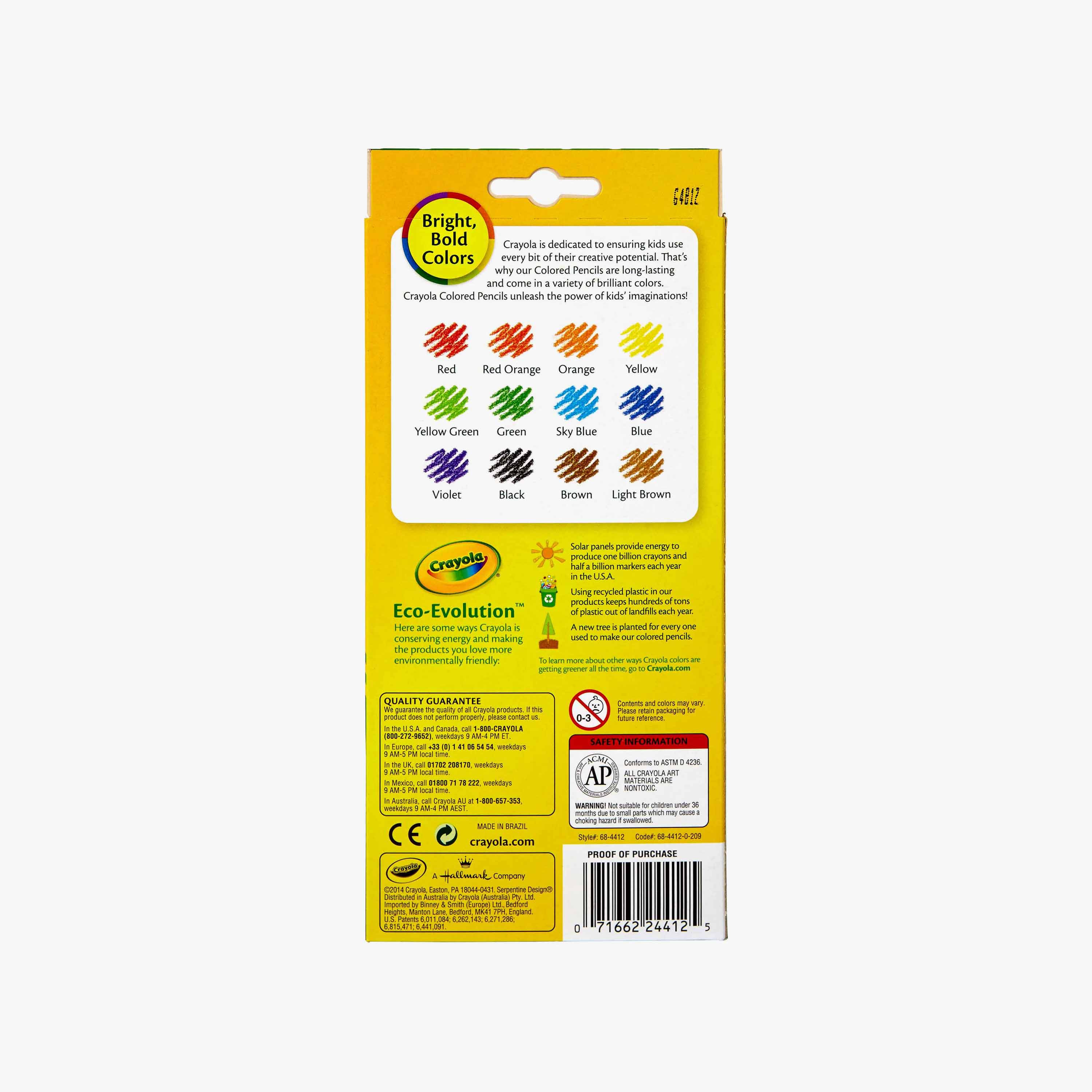 أقلام تلوين خشبية قابلة للمسح 12 قطعة من كرايولا-school-stationery-pensandpencils-image-4