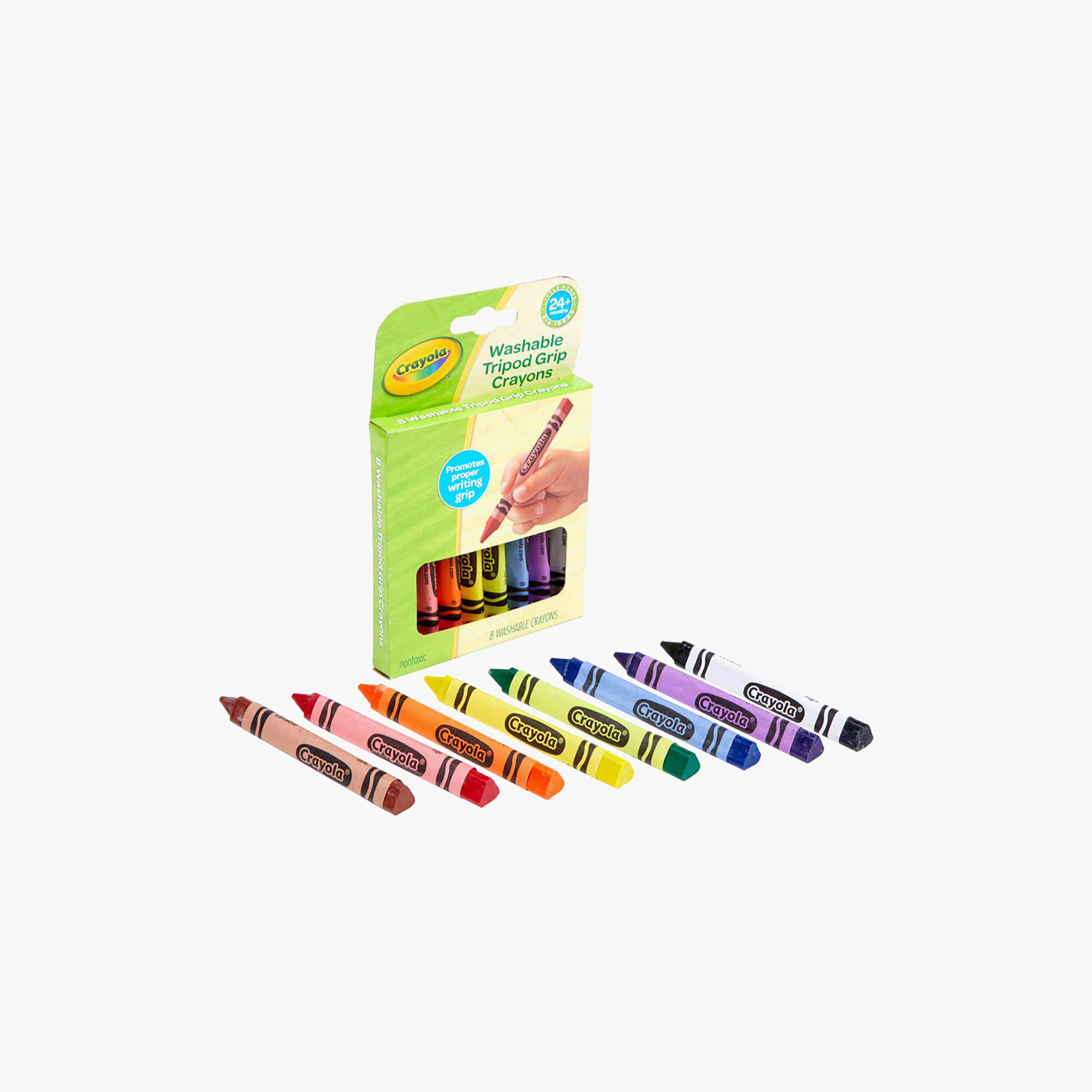Crayola 8-Piece Washable Tripod Grip Crayons-school-artsandcrafts-image-2