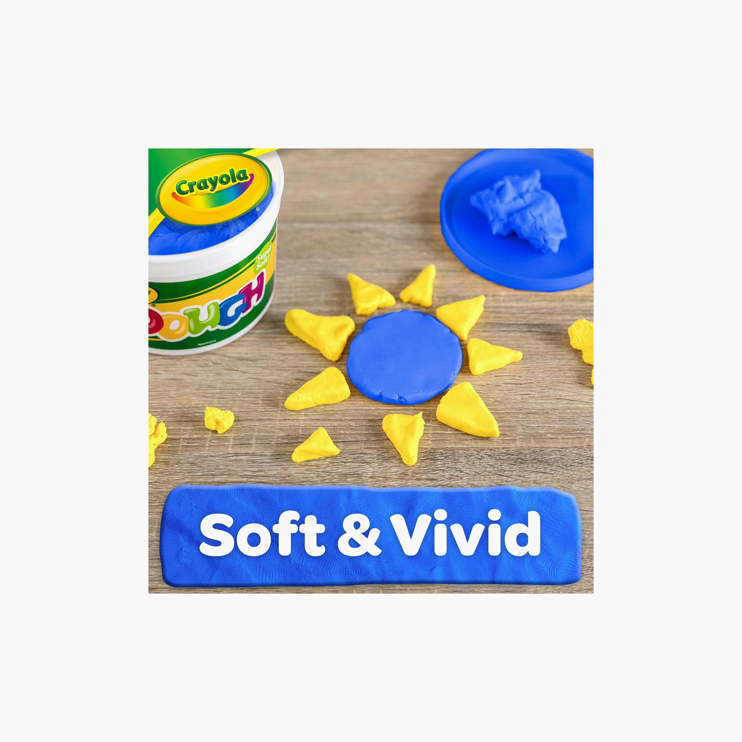 Crayola Super Soft Dough Tub - Blue-toys-educational-doughtoys-image-4