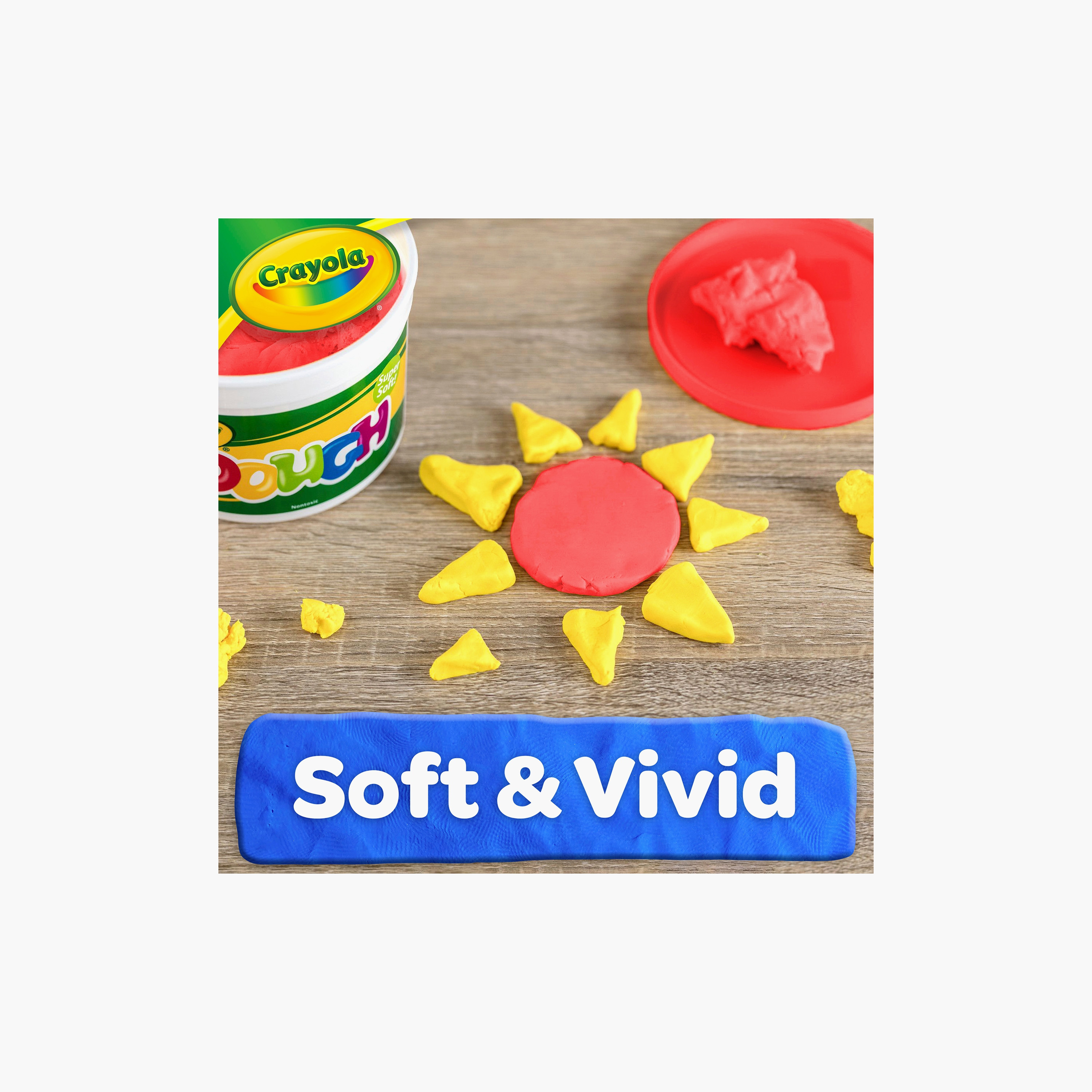 علبة معجون أطفال فائق النعومة - لون أحمر من كرايولا-toys-educational-doughtoys-image-3