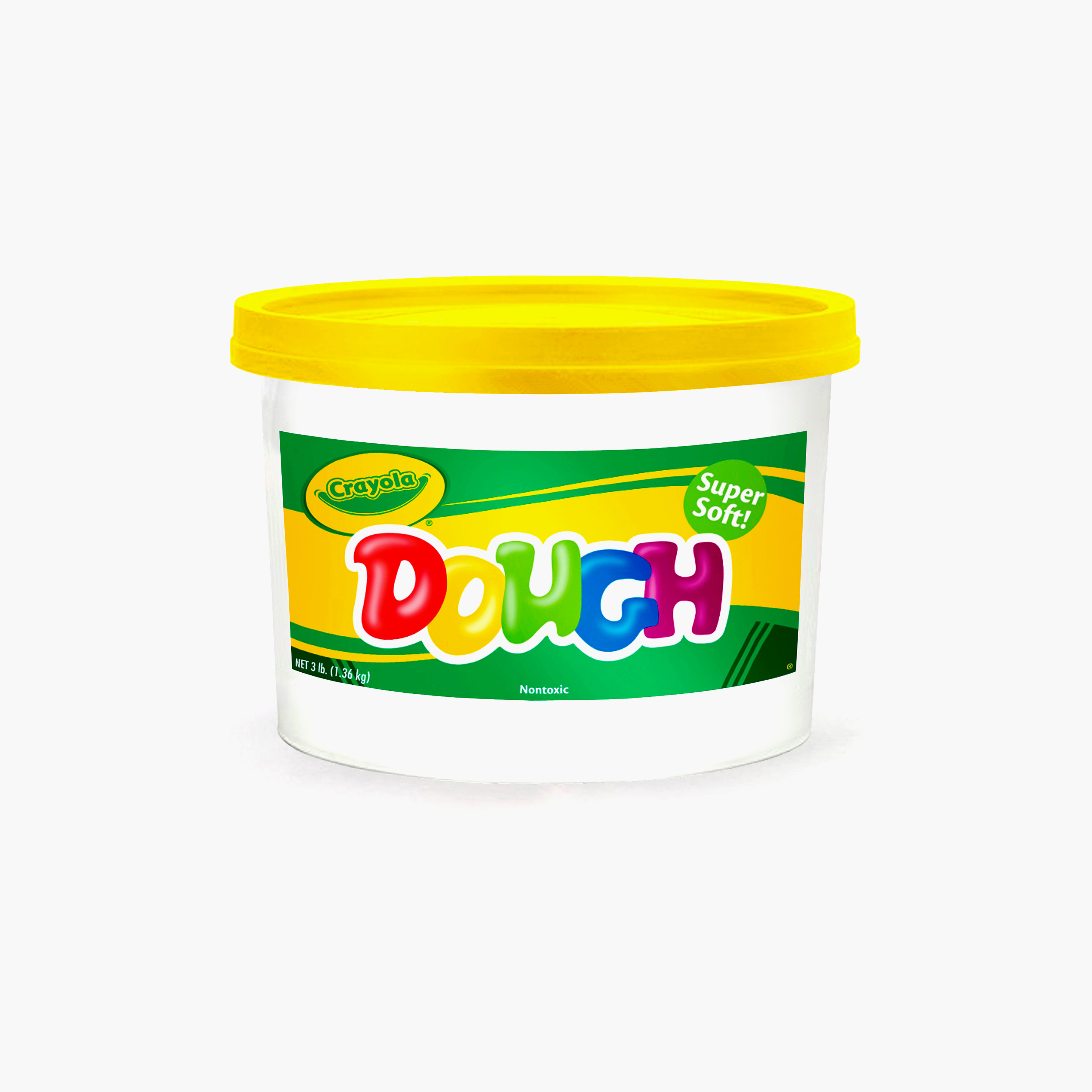 Crayola Super Soft Dough Tub - Yellow-toys-educational-doughtoys-image-4