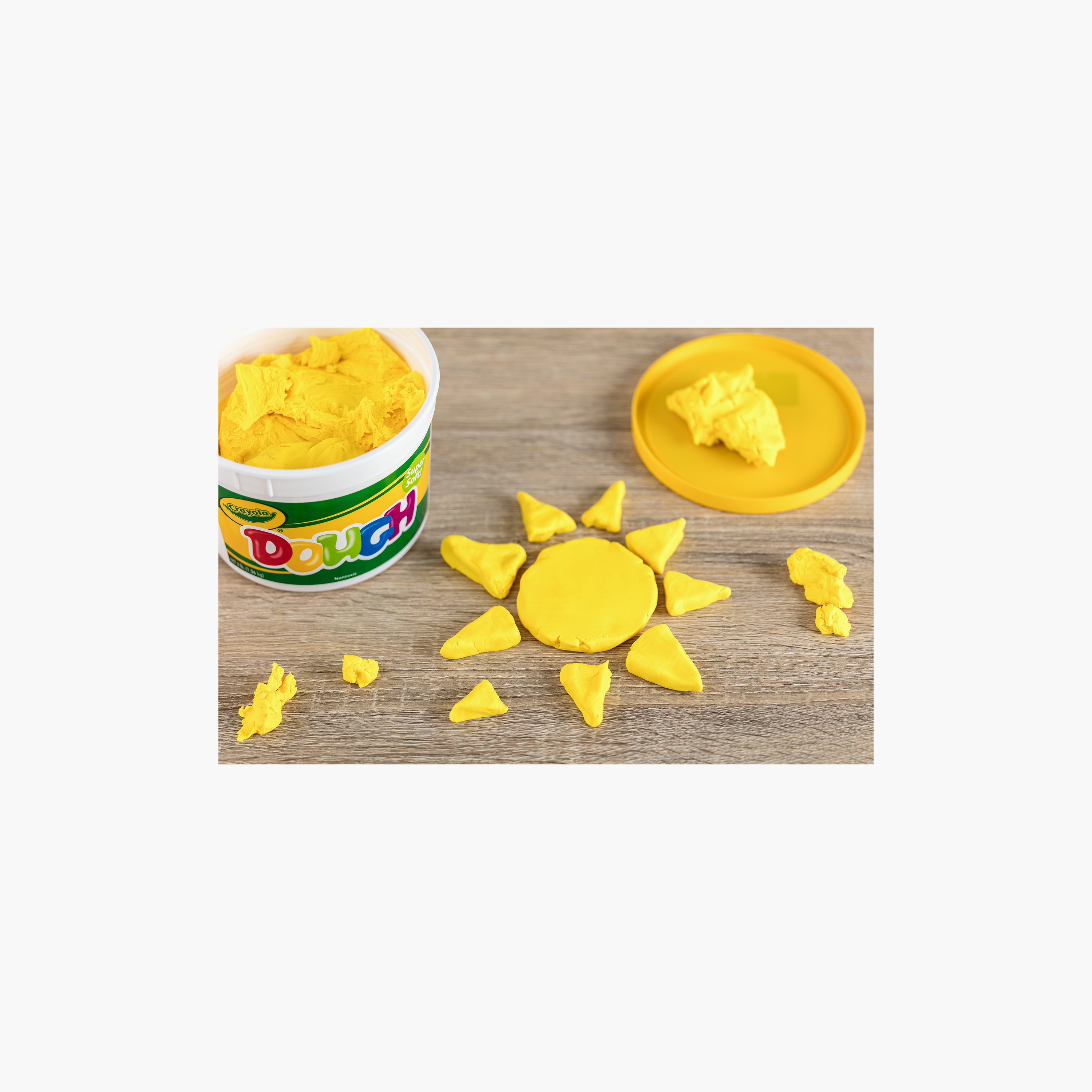 Crayola Super Soft Dough Tub - Yellow-toys-educational-doughtoys-image-6