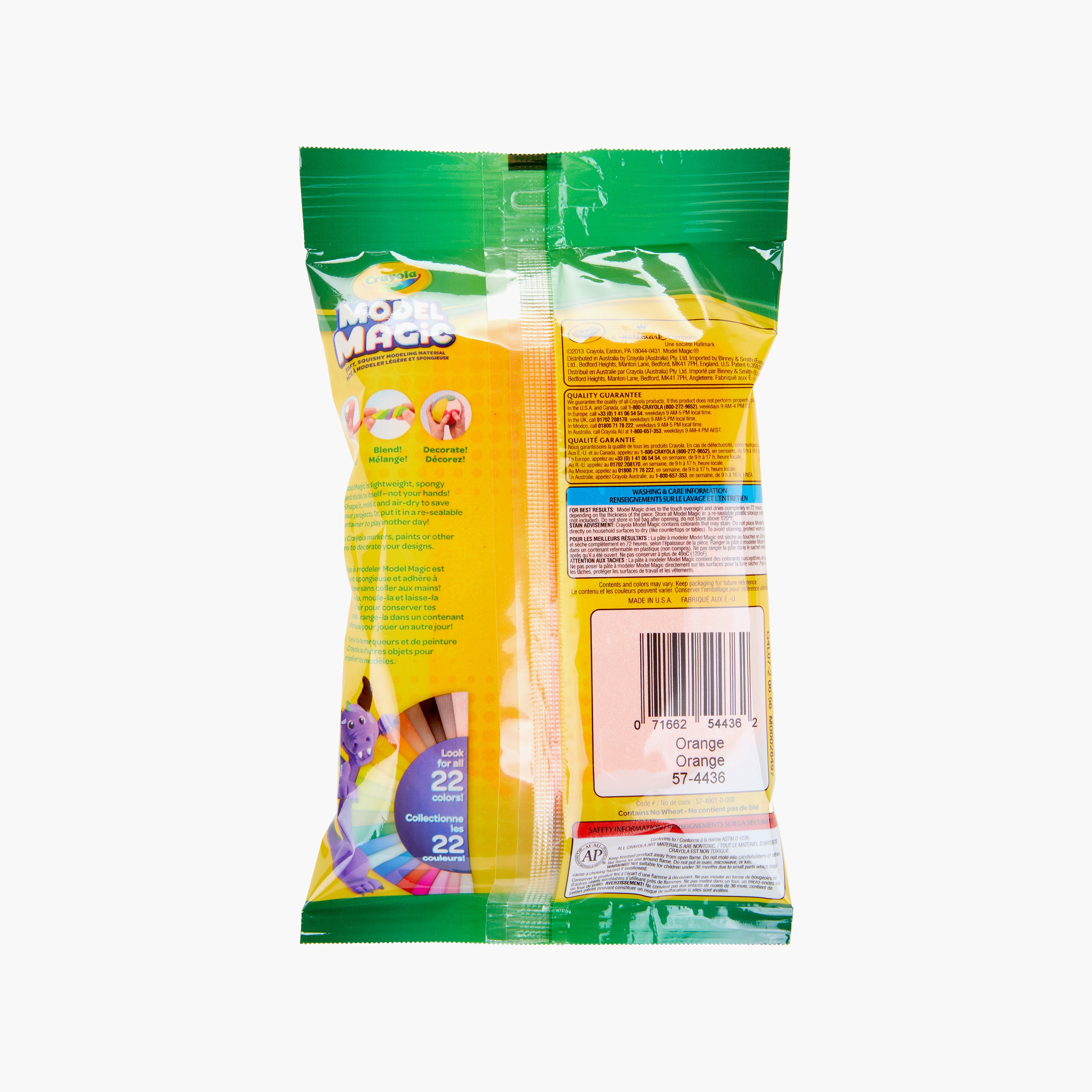 Crayola Model Magic Modelling Compound Pack - Orange-toys-educational-doughtoys-image-5